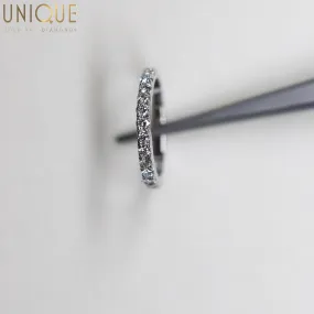 14 karat White Gold Diamond Band