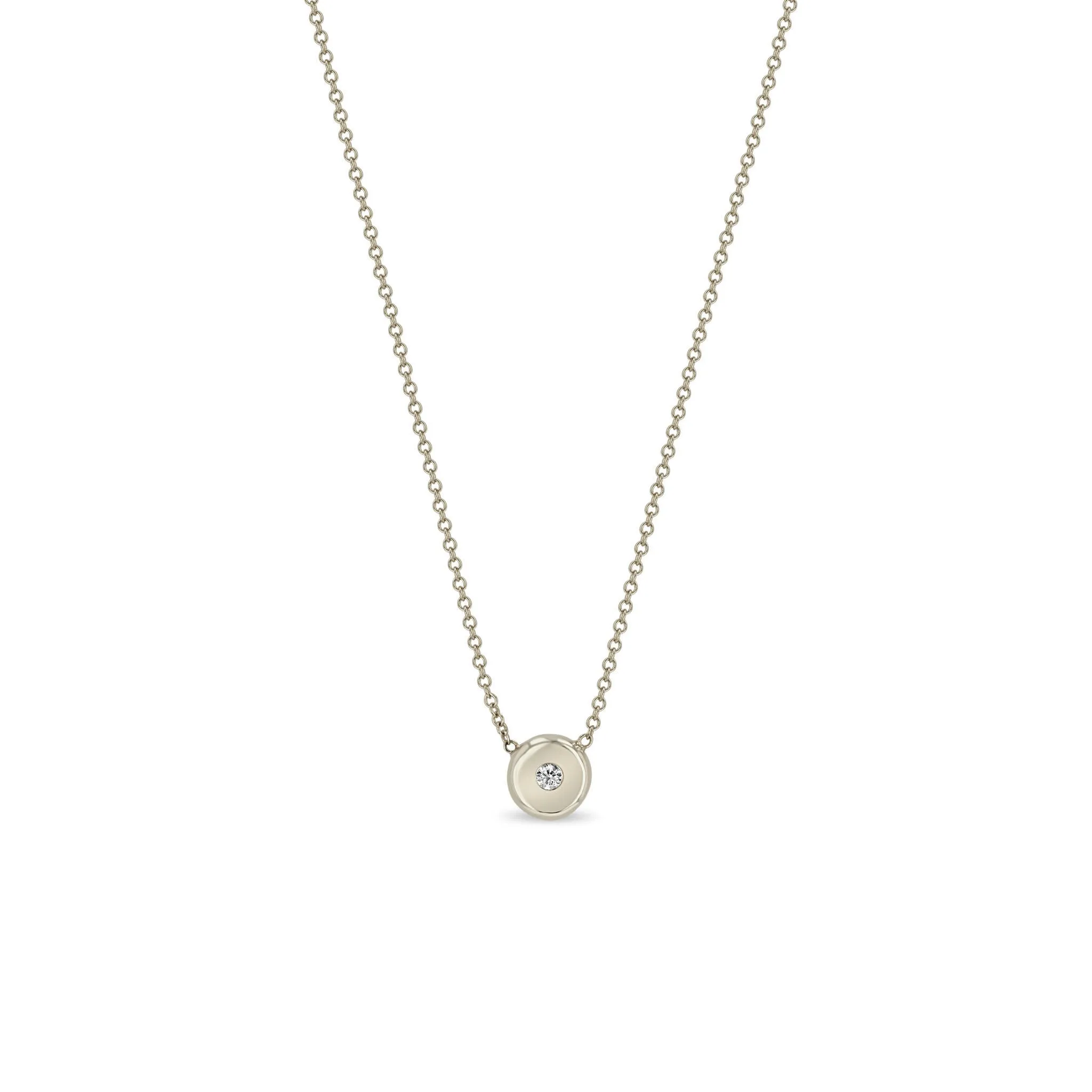 14k Diamond Nugget Necklace