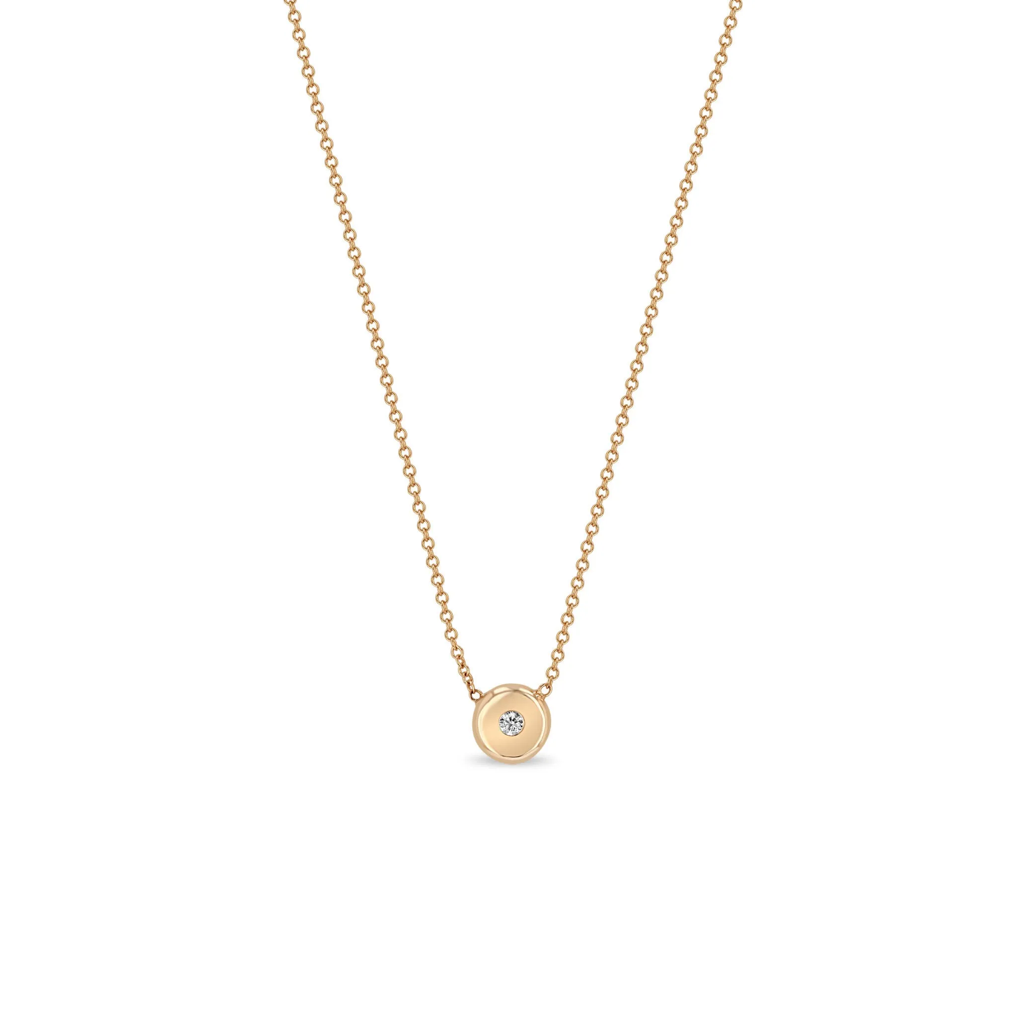 14k Diamond Nugget Necklace