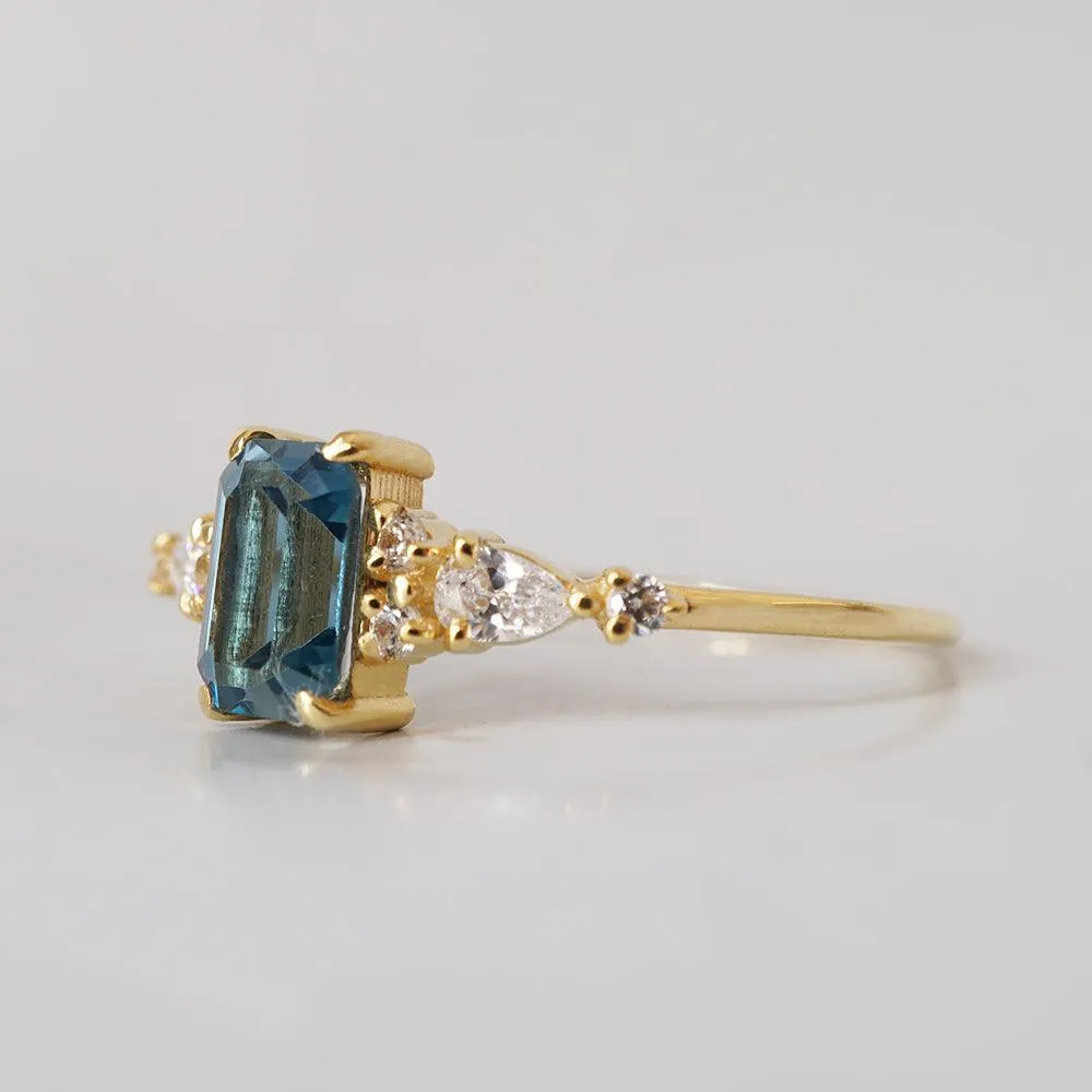 14K London Blue Topaz Ring