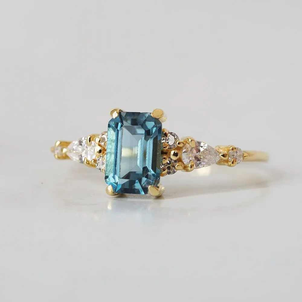 14K London Blue Topaz Ring