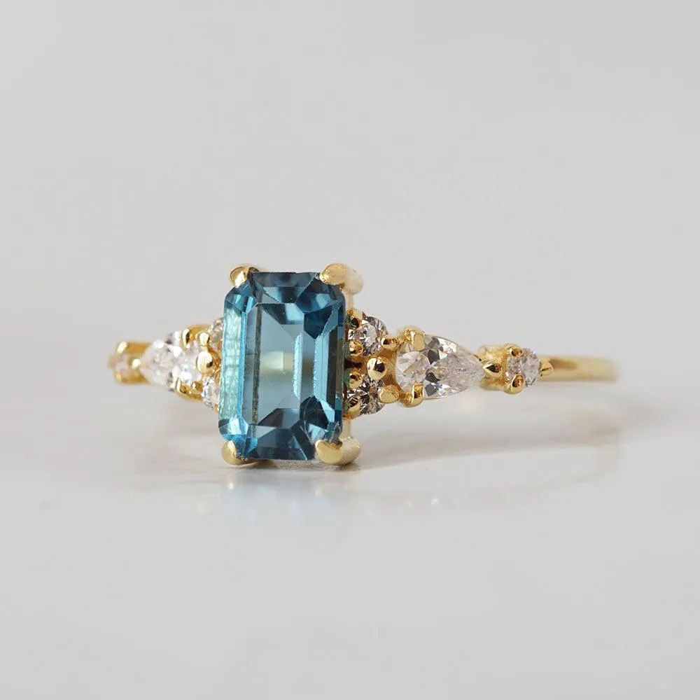 14K London Blue Topaz Ring