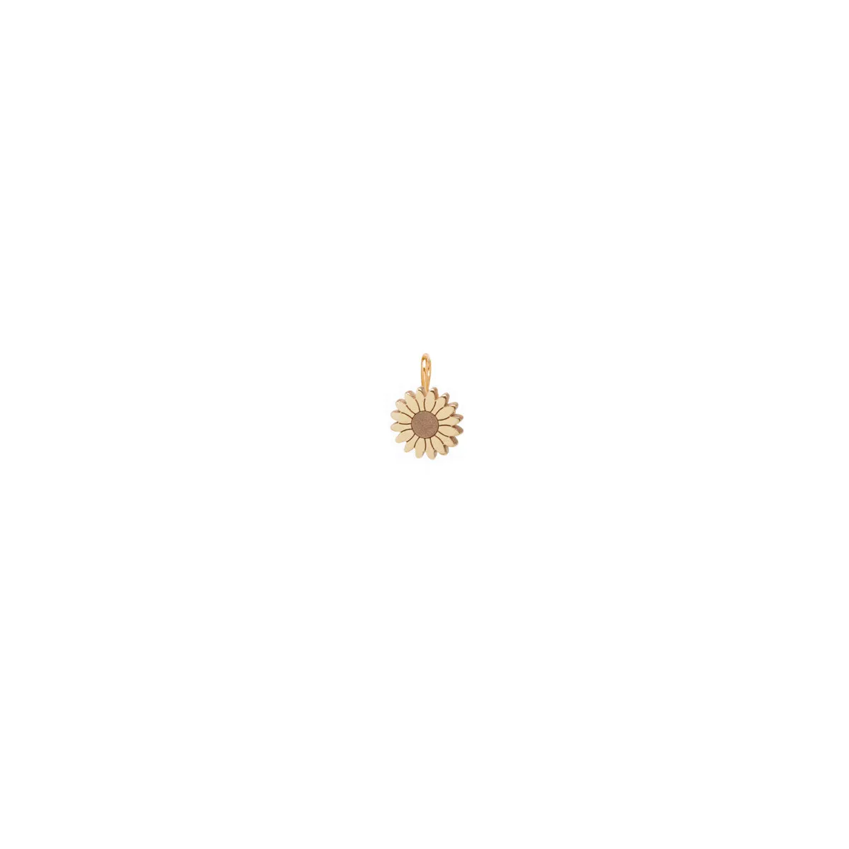 14k Midi Bitty Flower Charm