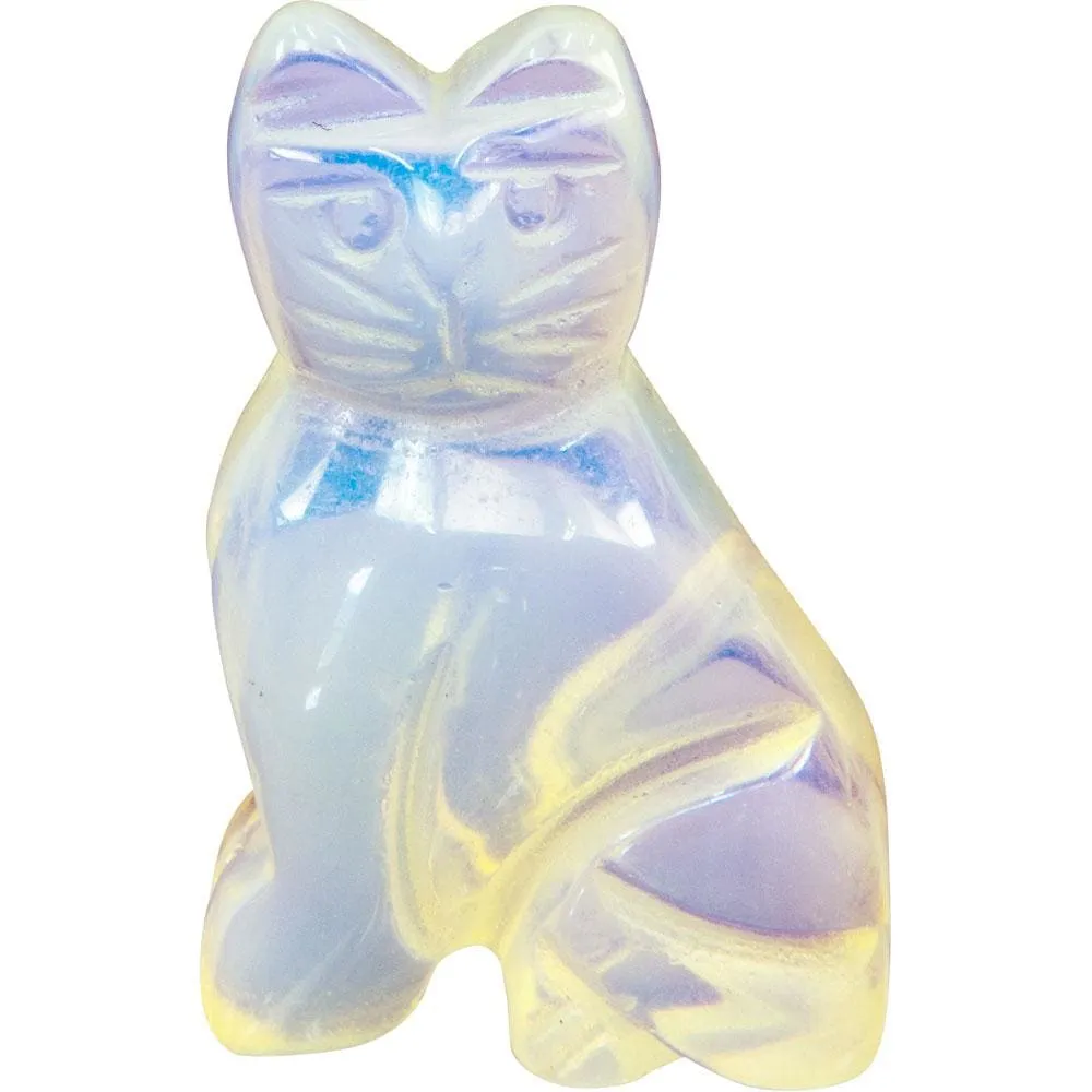 1.5" Opalite Spirit Animal - Cat