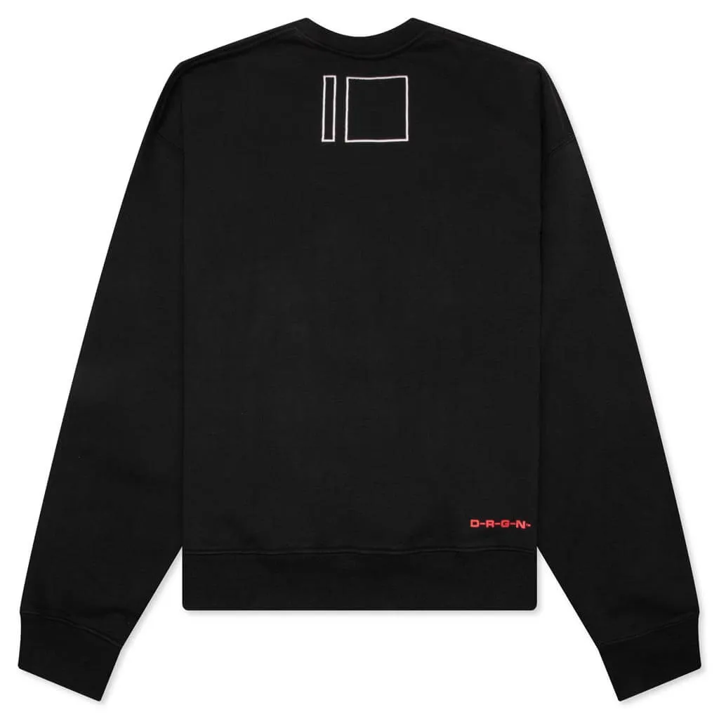 2 Finger Box Crew Oversize - Black