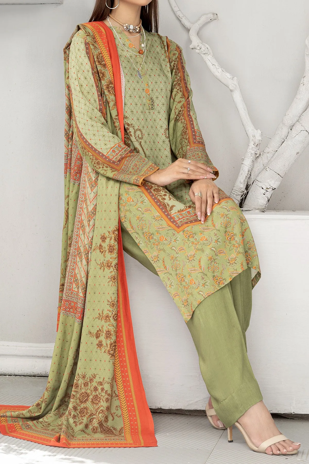 3 PIECE DIGITAL PRINT LINEN  | DPL-152