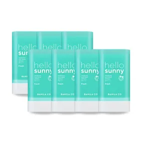 7 Pieces BANILA CO hello sunny essence sun stick Fresh SPF50  PA     Korean Cosmetics After Sunscreens UV Block for Face Body