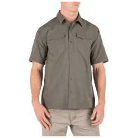 71340-186 CAMISA FREEDOM FLEX MANGA CORTA RANGE GREEN MARCA 5.11 TACTICAL