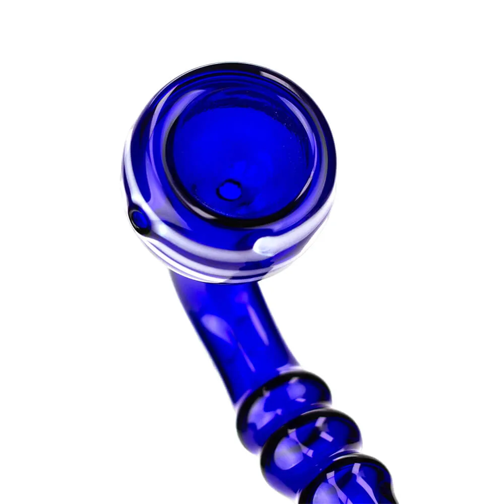 8" Gandalf Blue Glass Hand Pipe Pack of 2