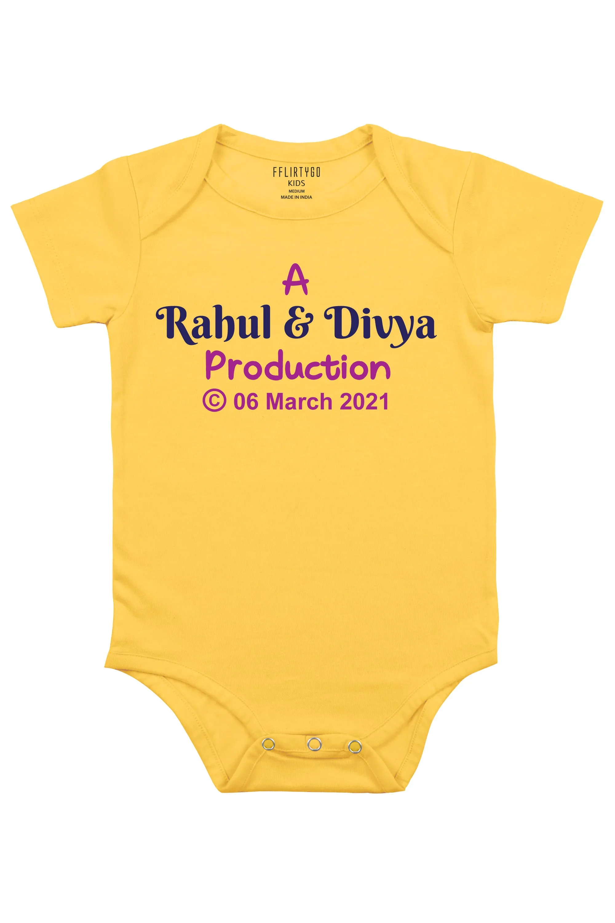 A Production Baby Romper | Onesies w/ Custom Name