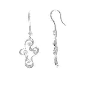 Abstract Diamond Earrings