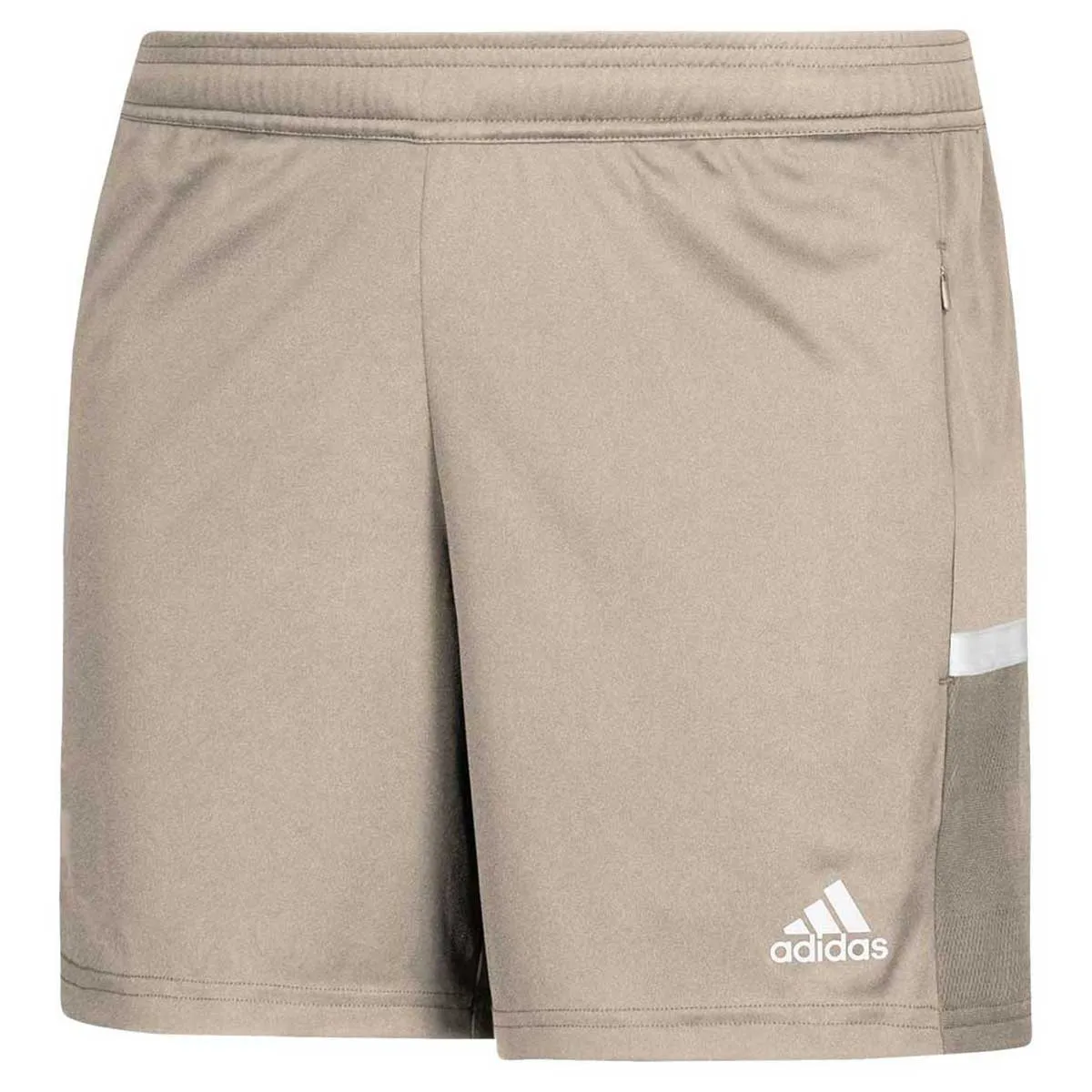 adidas Women's Sand/White Team 19 3-Pocket Shorts