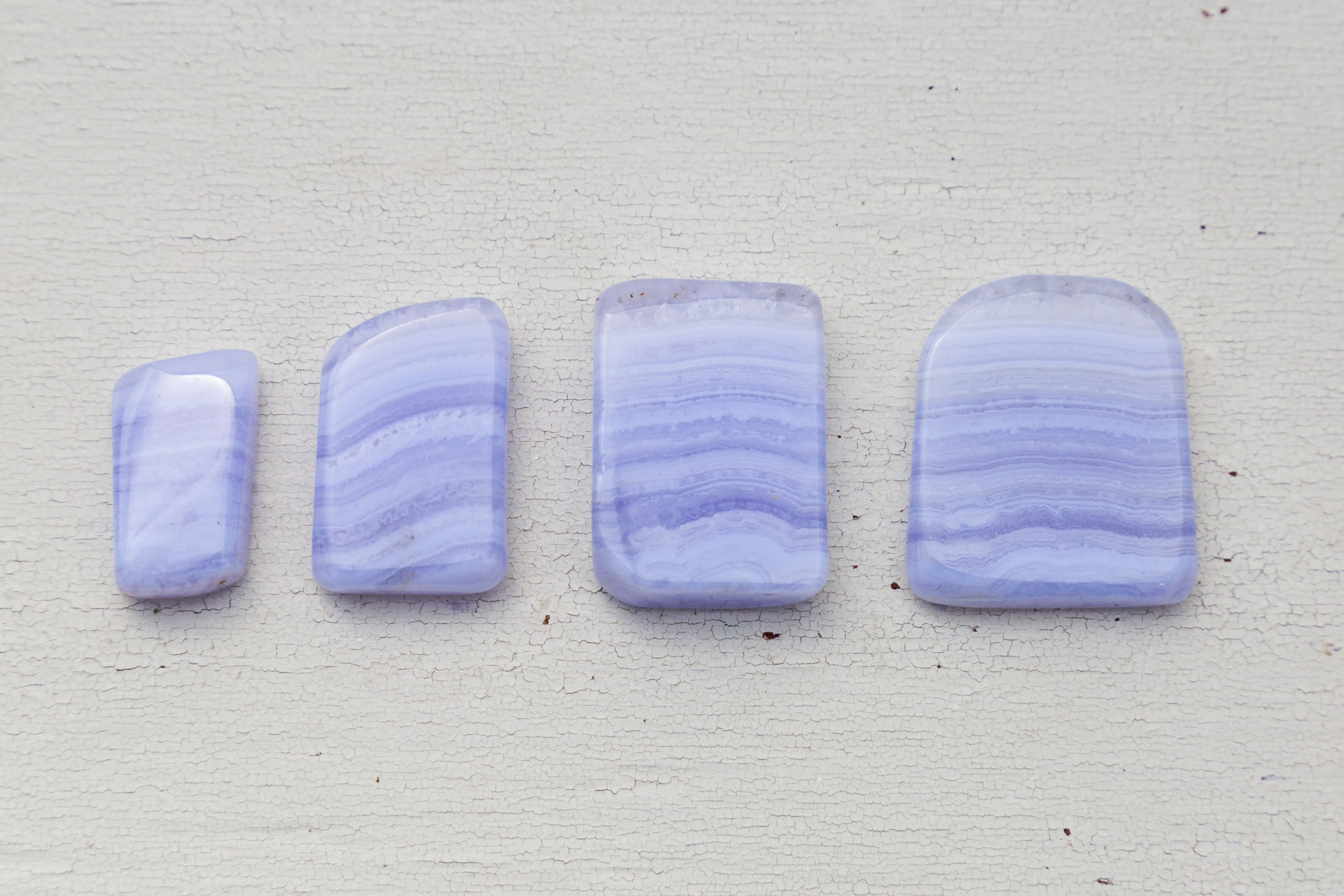 Agate - Blue Lace, Small Slabs, AA Grade