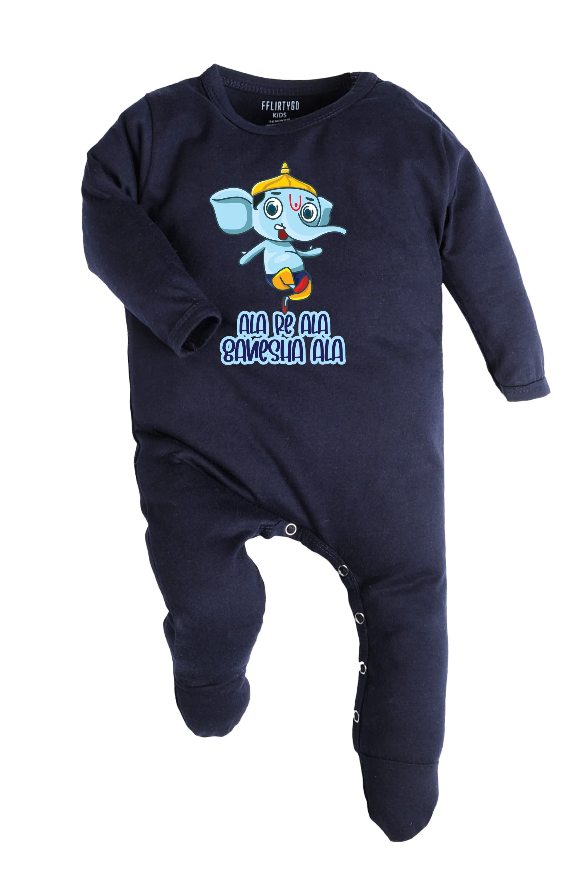 Ala Re Ala Ganesha Ala Baby Romper | Onesies