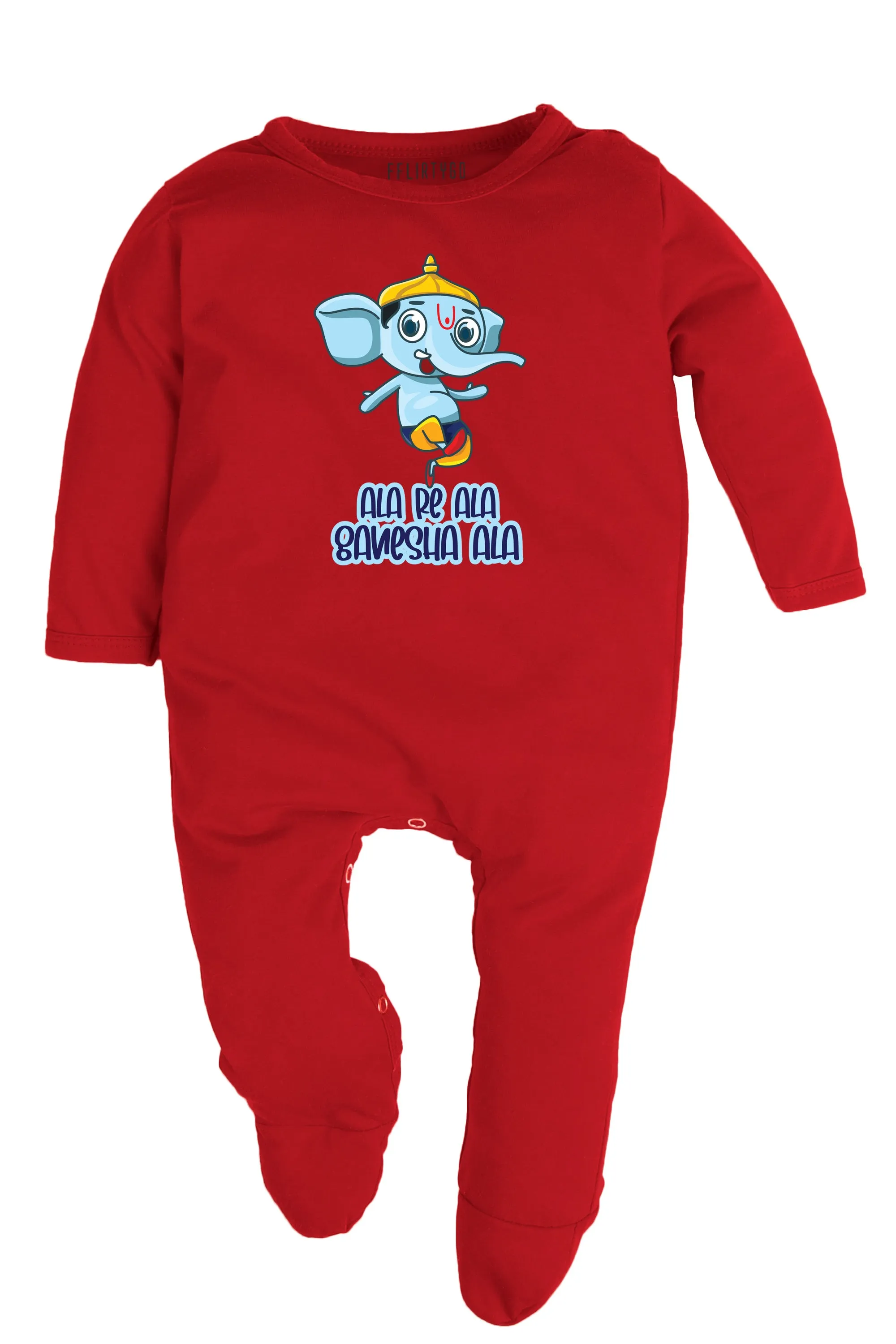 Ala Re Ala Ganesha Ala Baby Romper | Onesies