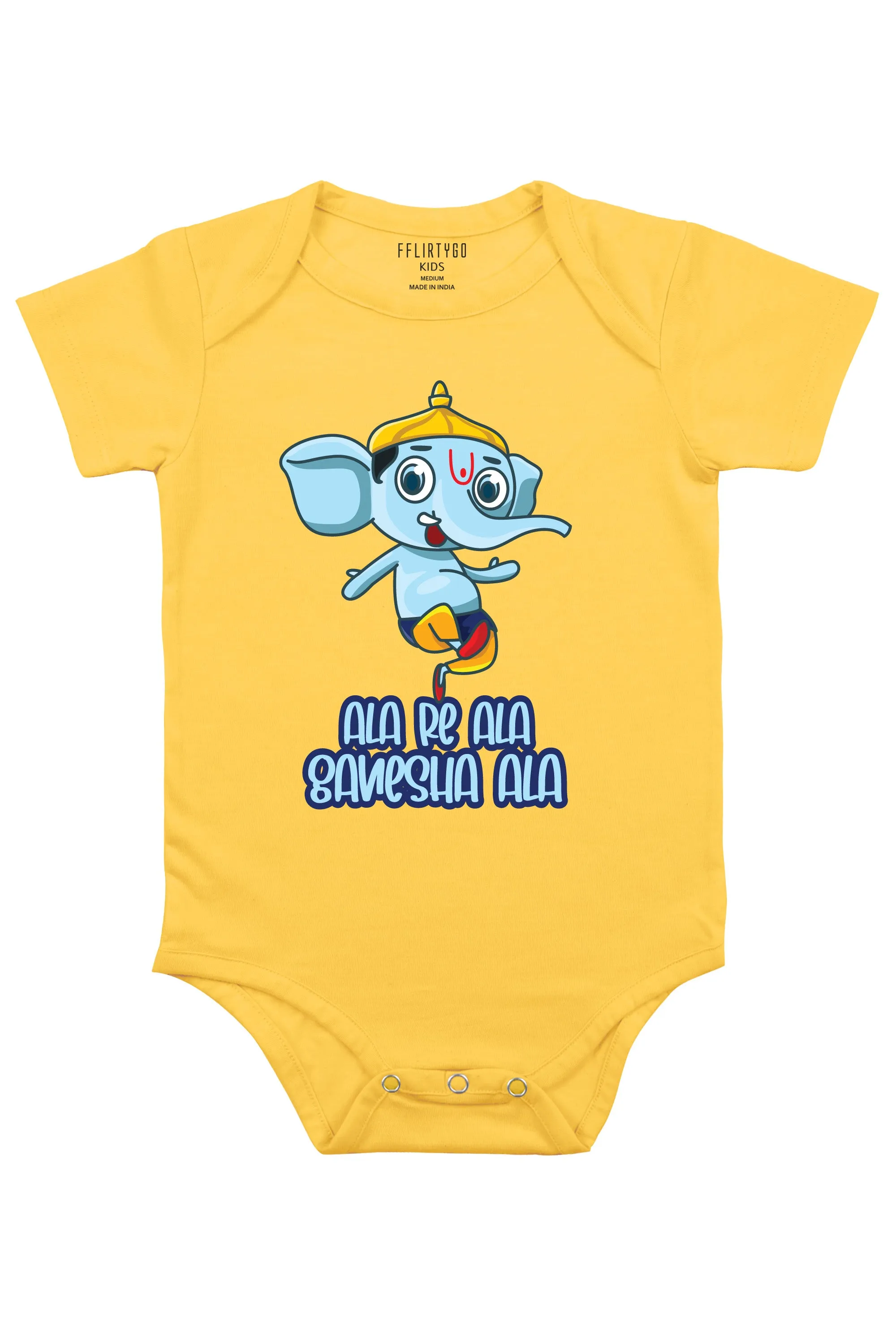 Ala Re Ala Ganesha Ala Baby Romper | Onesies