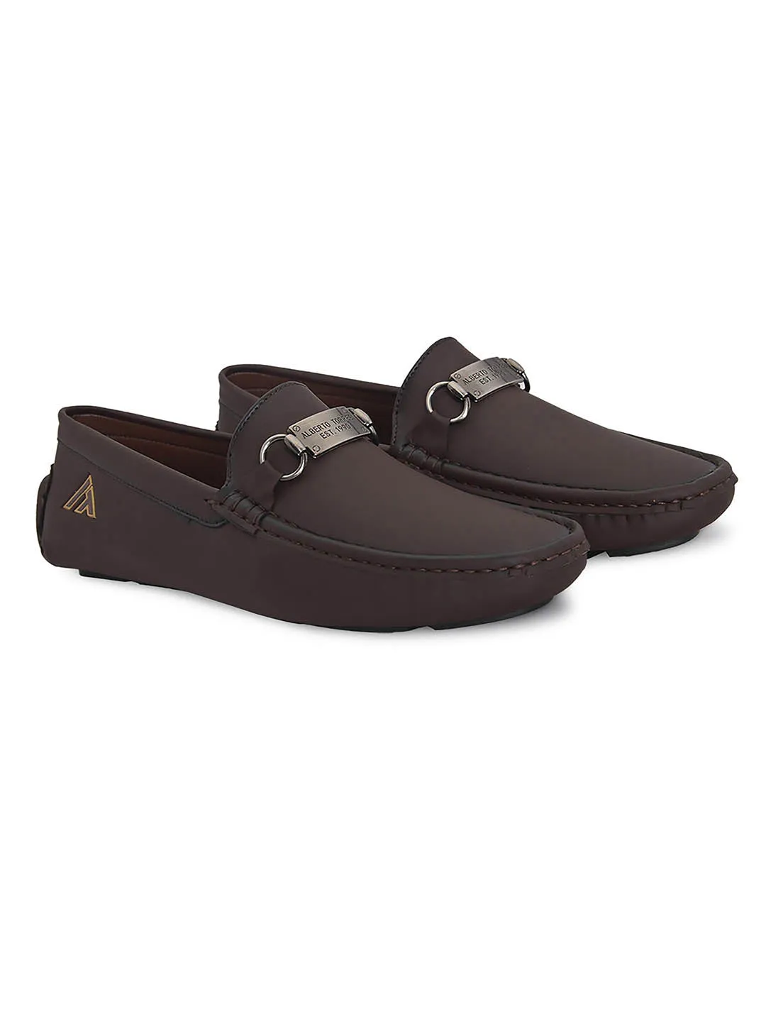 Alberto torresi Synthetic Brown Casual Loafers