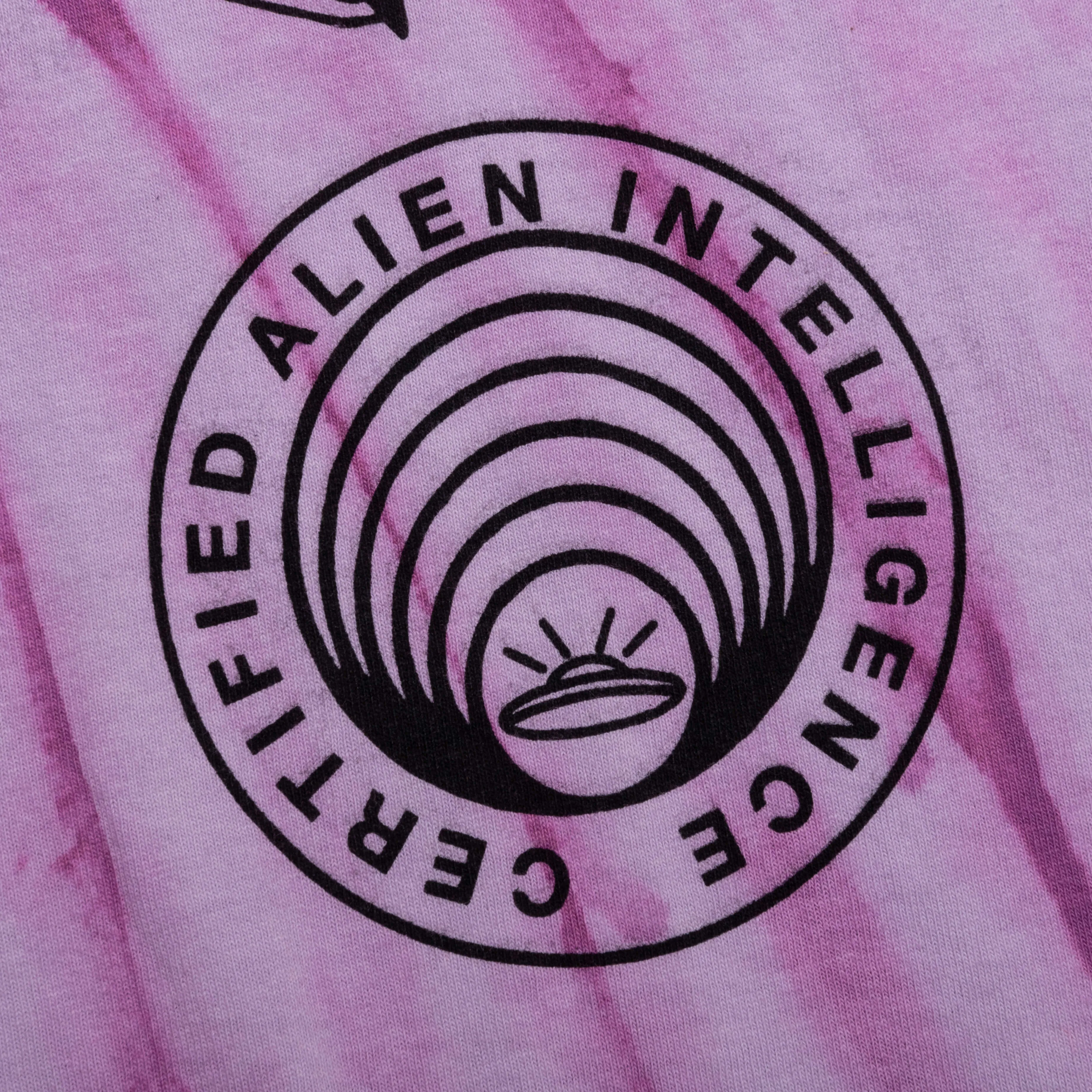 Alien Spirits L/S Tee - Botanical Tie Dye Purple