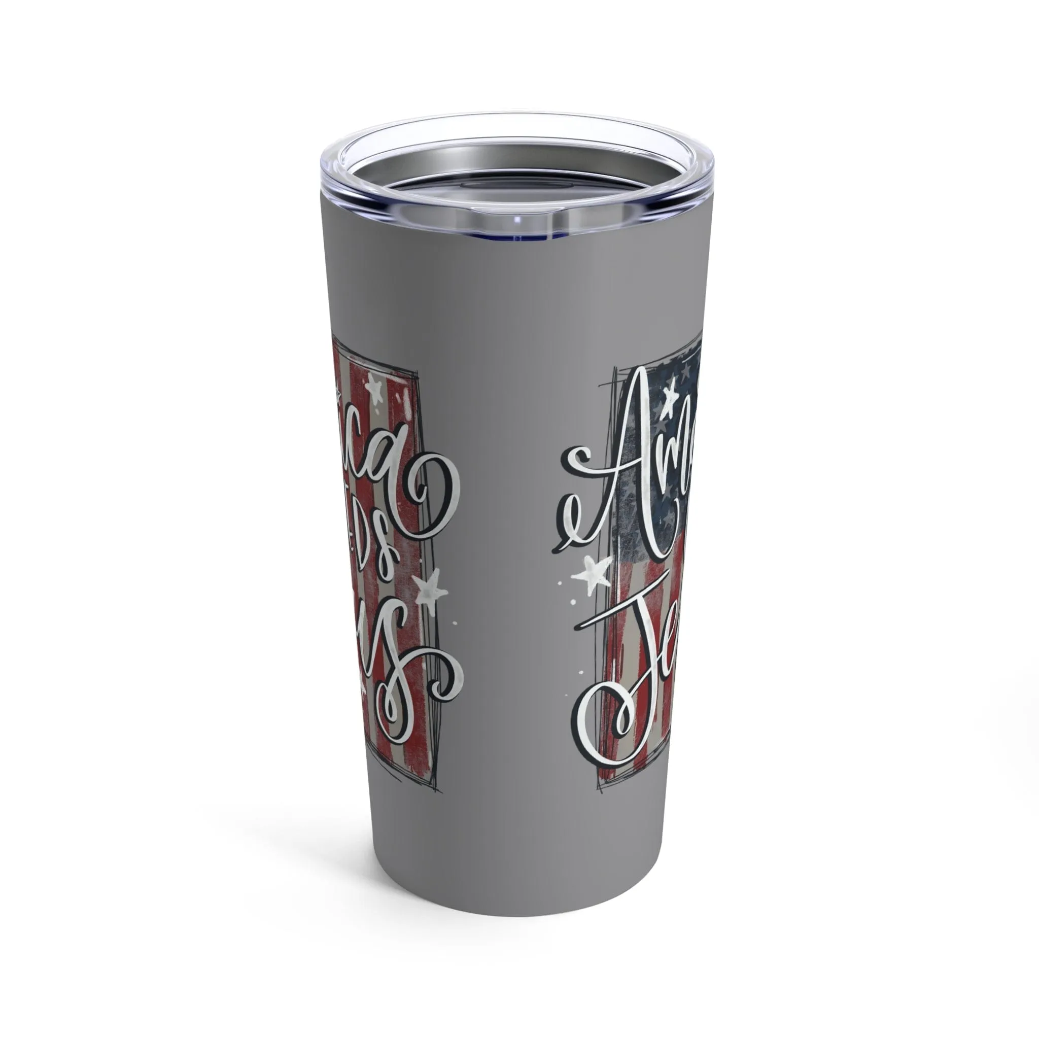 America Needs Jesus Tumbler 20oz