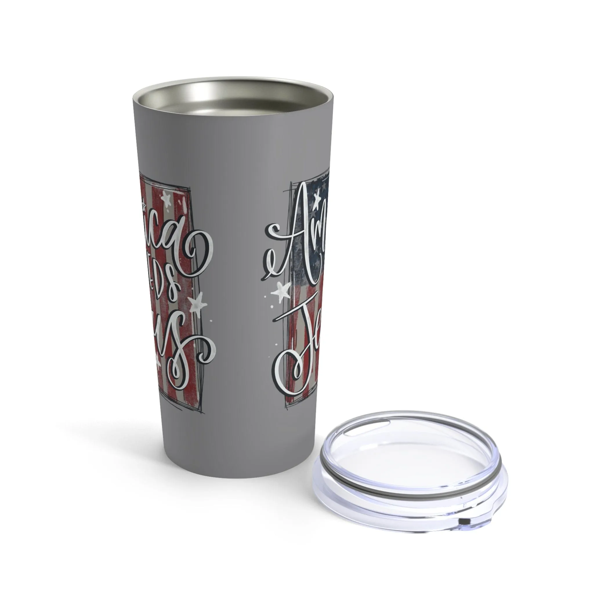 America Needs Jesus Tumbler 20oz