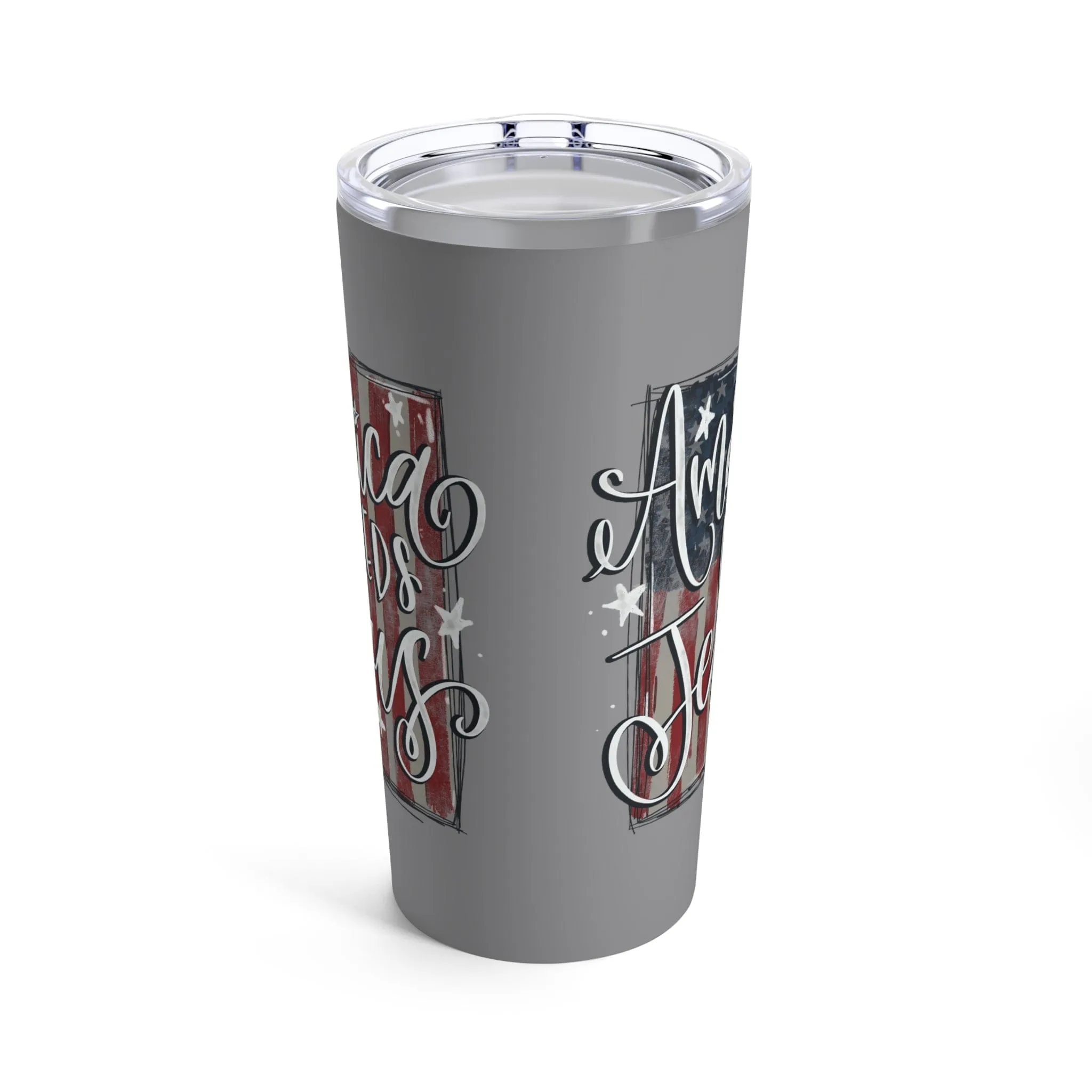 America Needs Jesus Tumbler 20oz