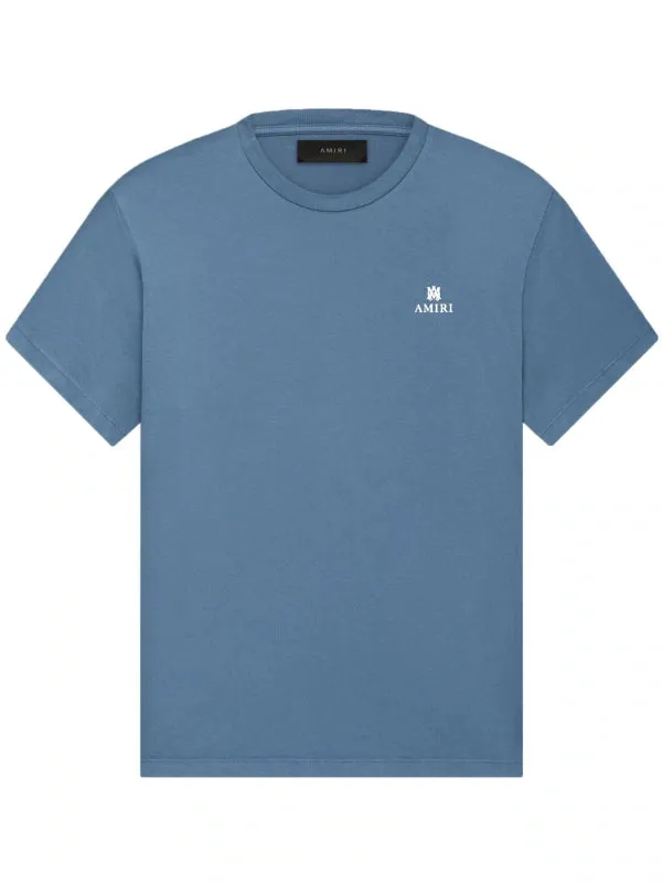 AMIRI MA Bar Club logo Tee Blue