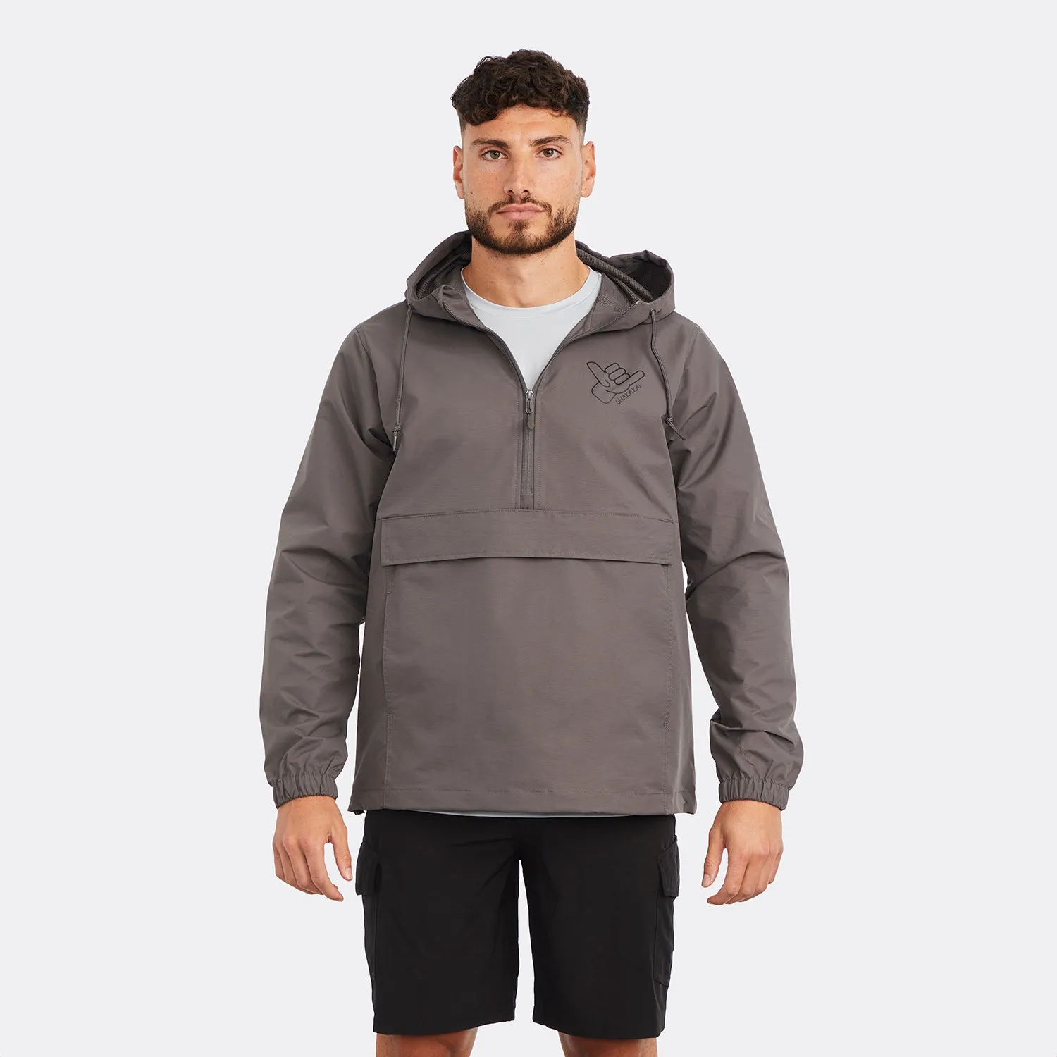 Anchorage Hooded Pullover Rain Jacket