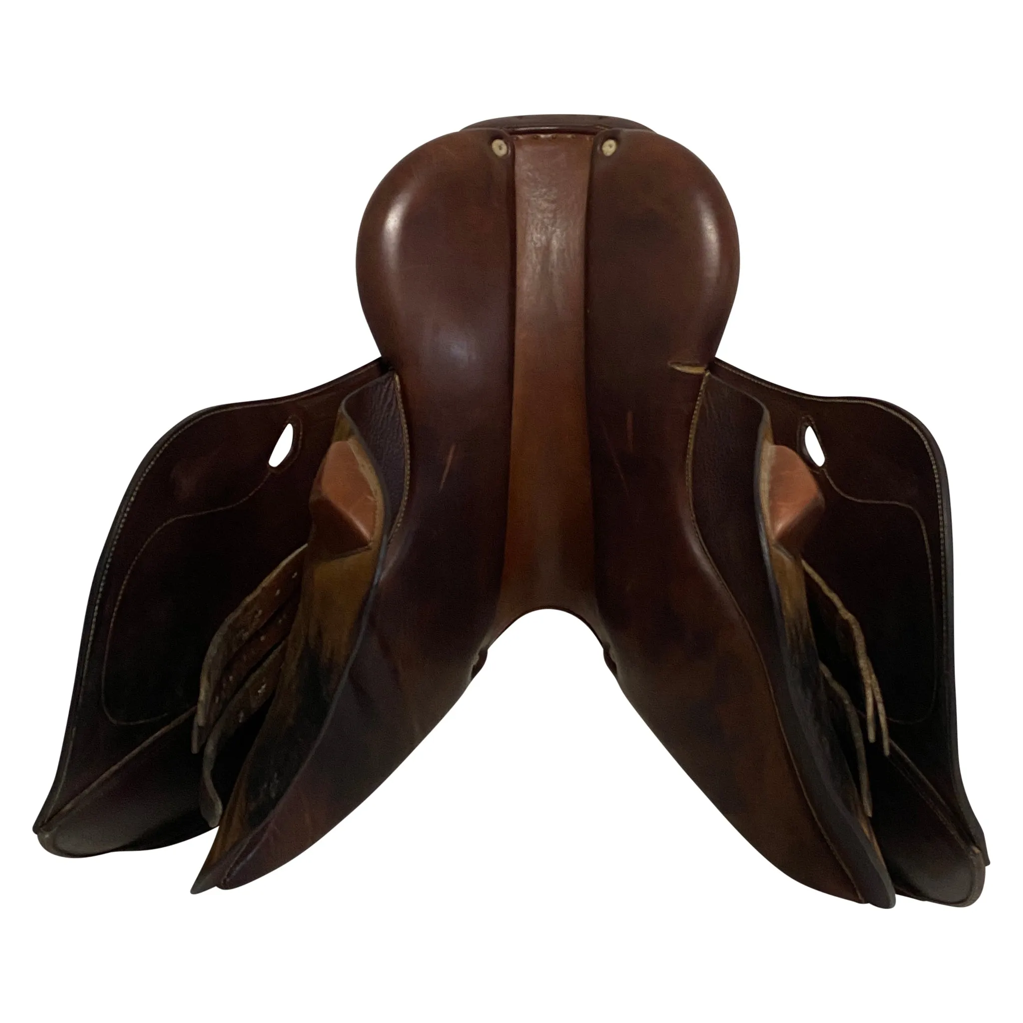 Antarès 2006 Buffalo Jumping Saddle in Cognac - 17.5E- 2N Flap