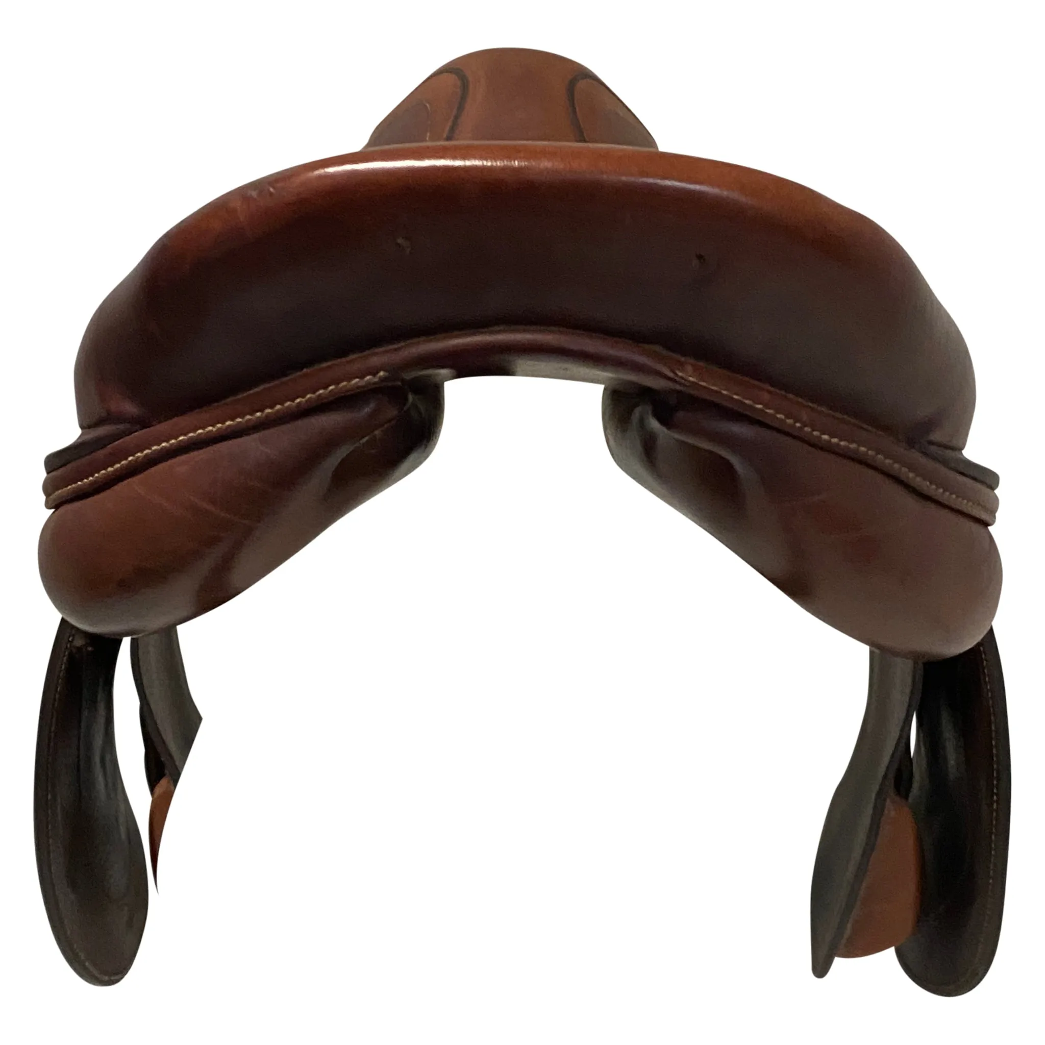 Antarès 2006 Buffalo Jumping Saddle in Cognac - 17.5E- 2N Flap