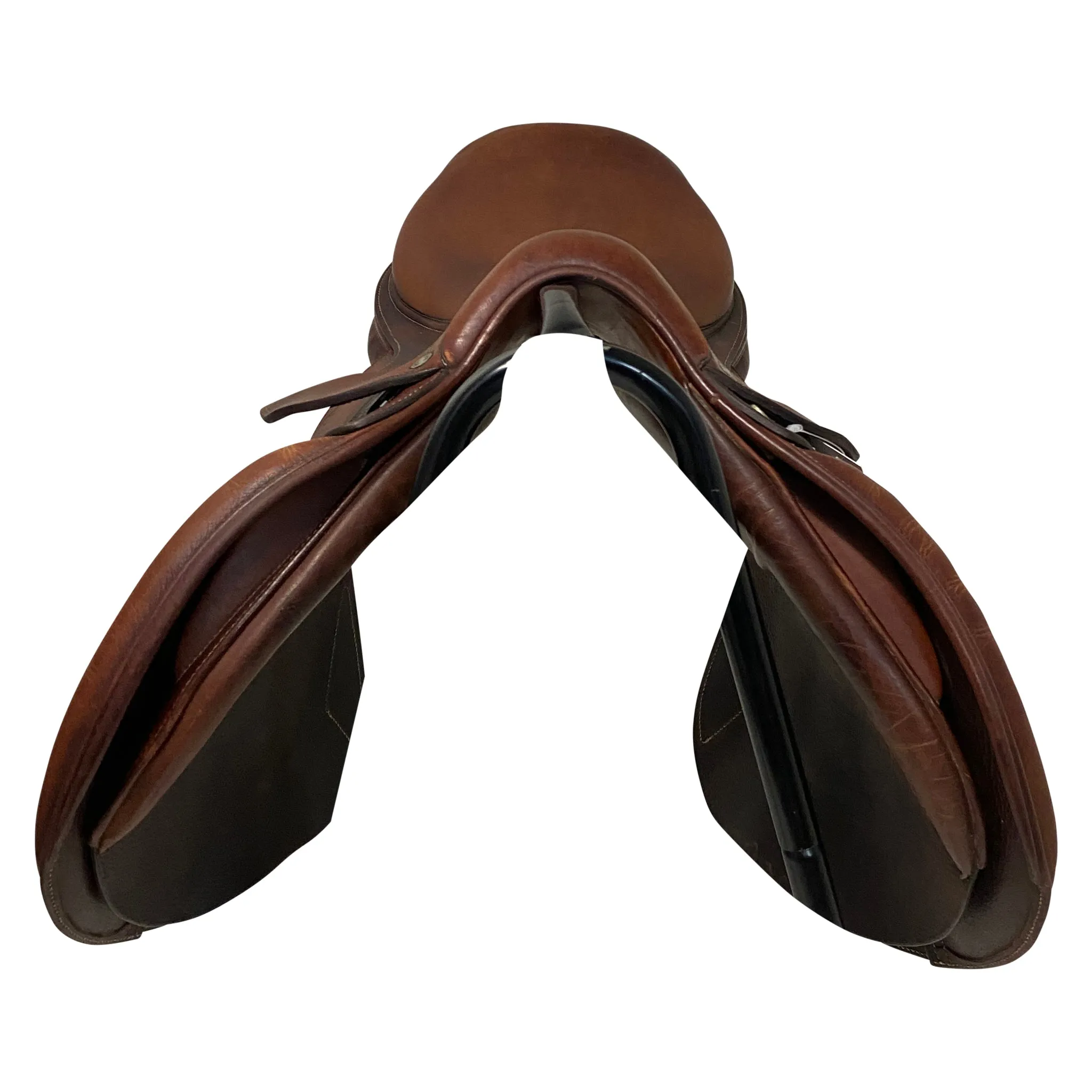 Antarès 2006 Buffalo Jumping Saddle in Cognac - 17.5E- 2N Flap