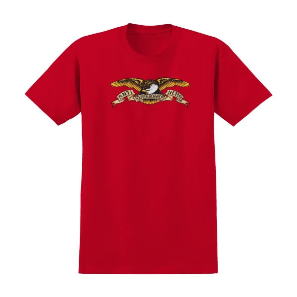 Anti-Hero Youth Eagle T-Shirt - Red/Black Multi