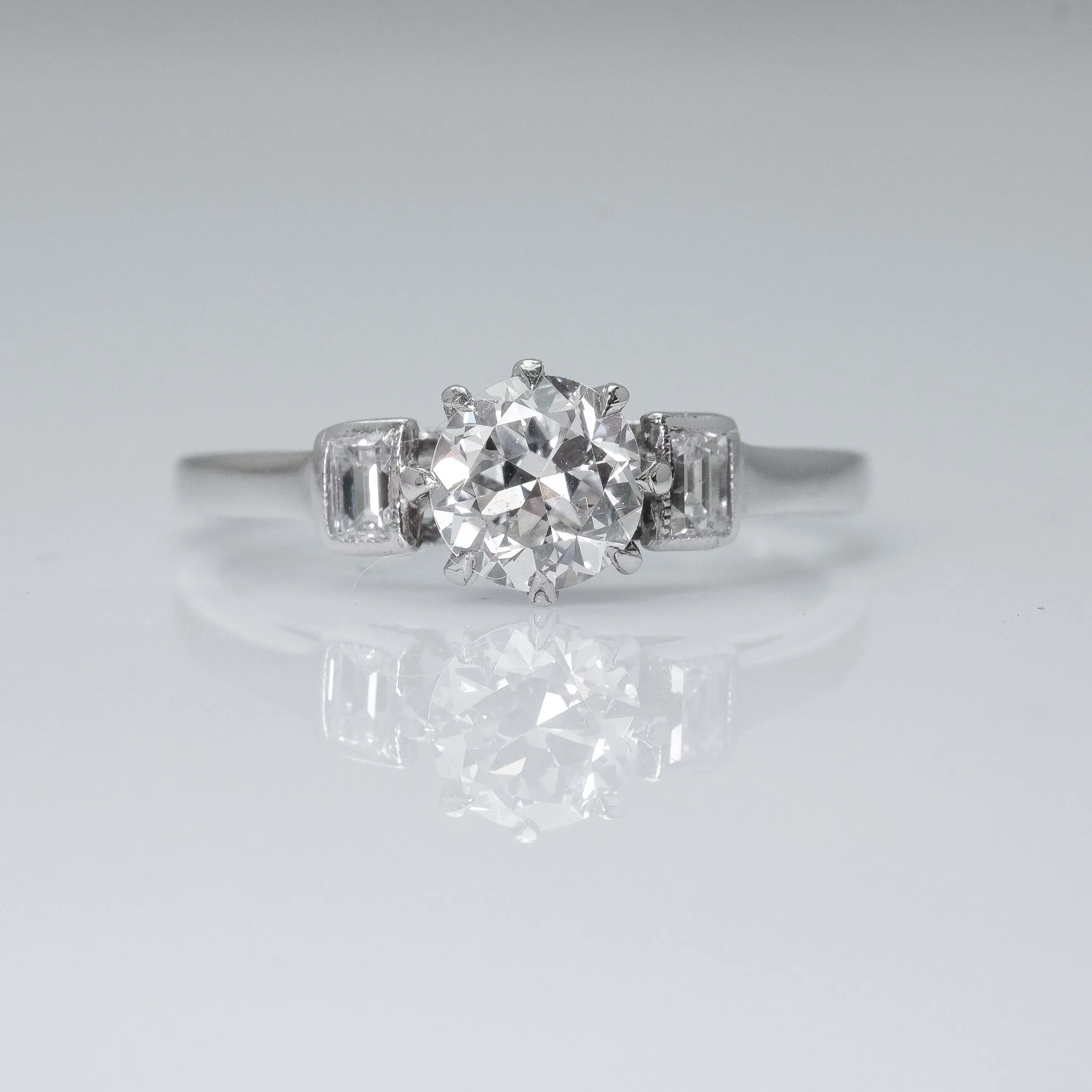 Art Deco Diamond Solitaire Ring