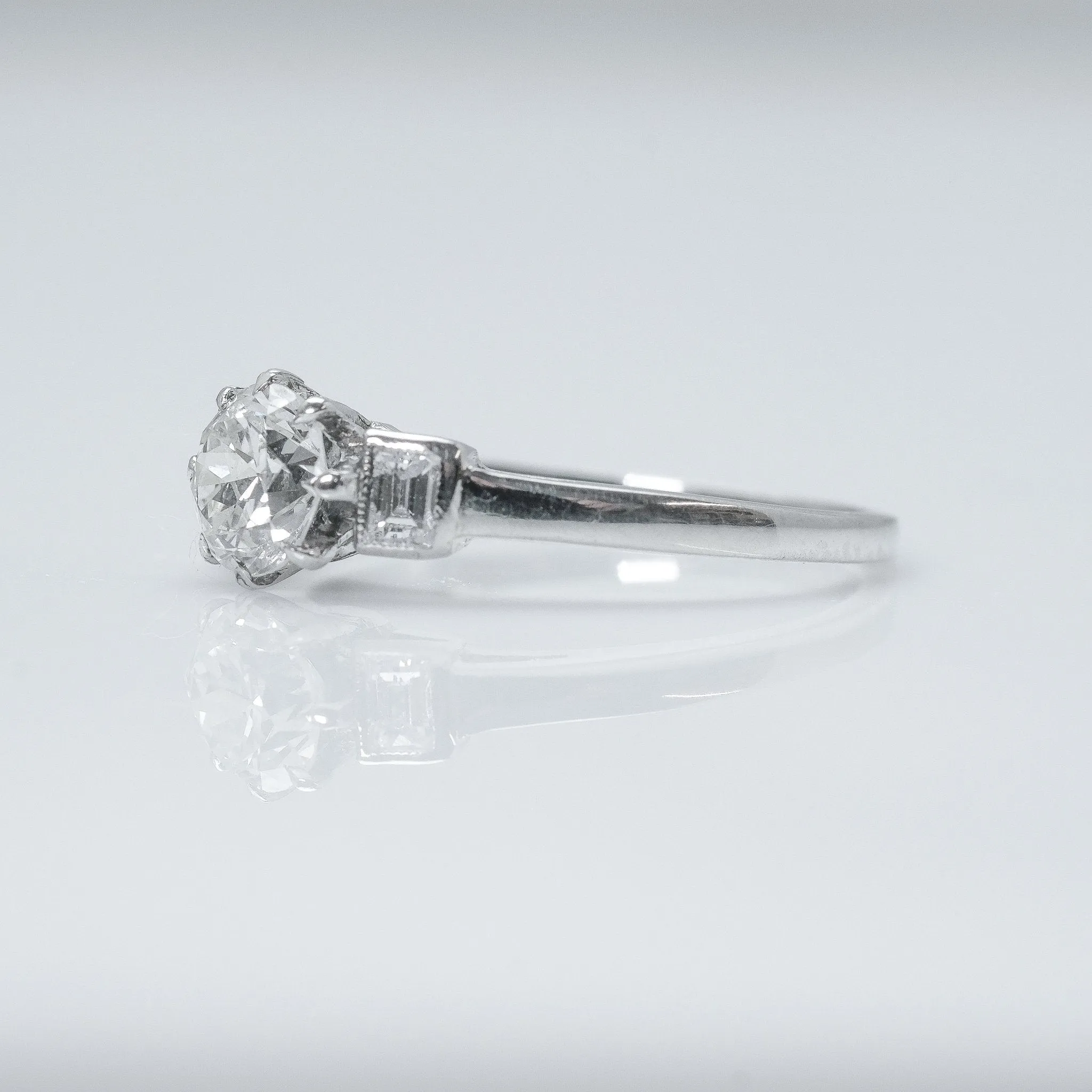 Art Deco Diamond Solitaire Ring