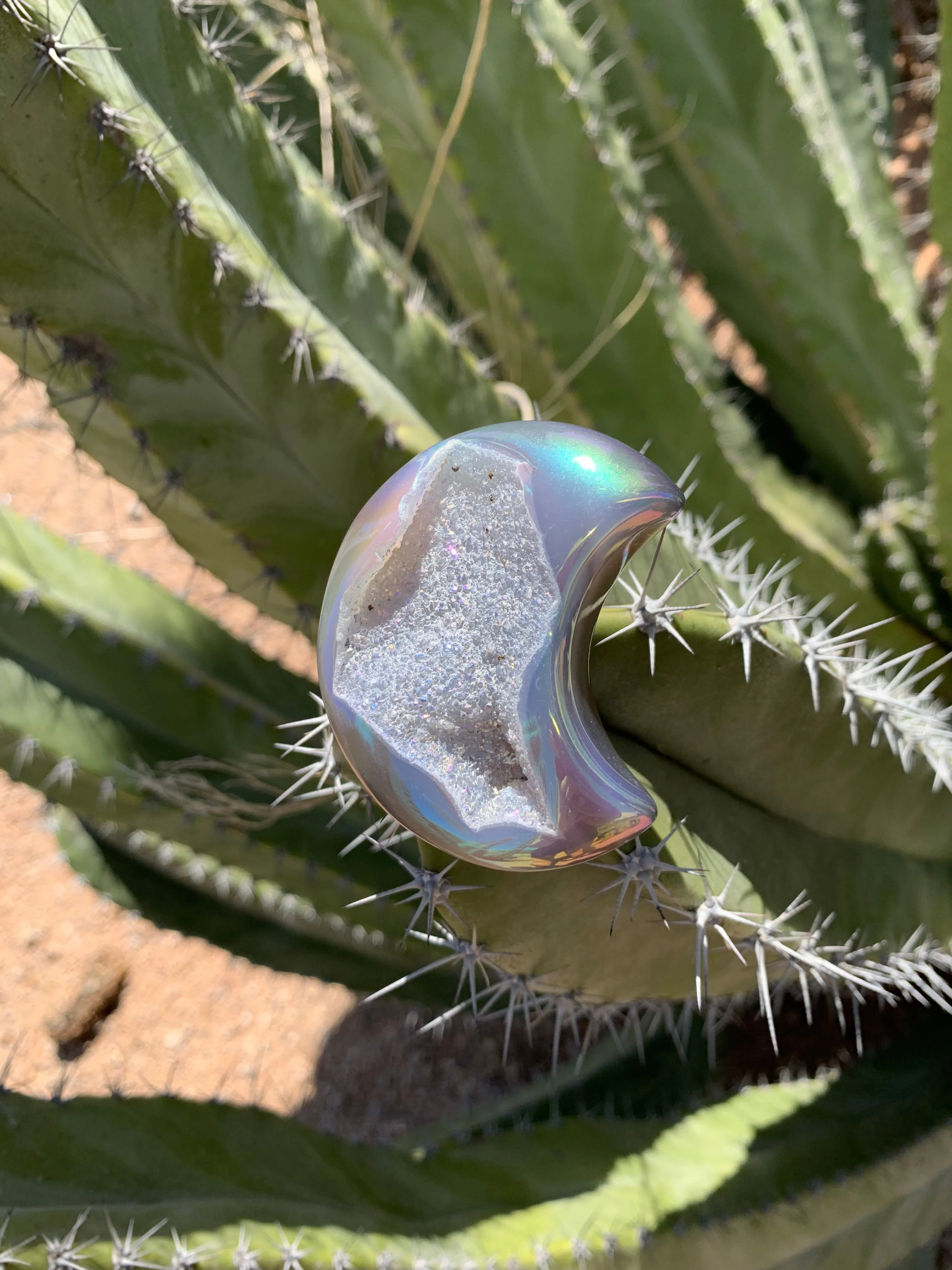 Aura Druzy Moon