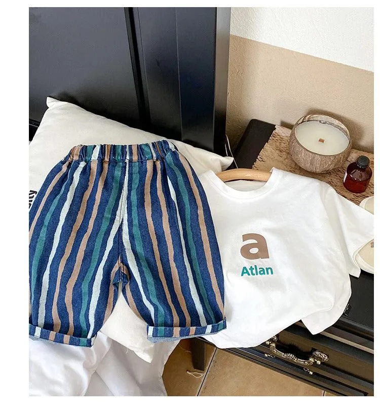 Baby Kid Boys Striped Shorts