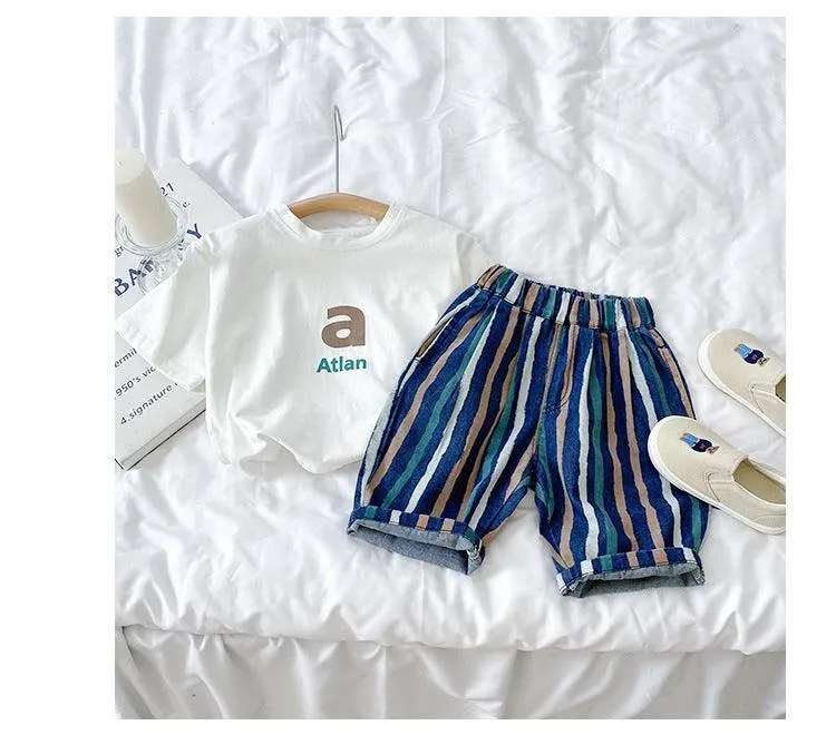 Baby Kid Boys Striped Shorts