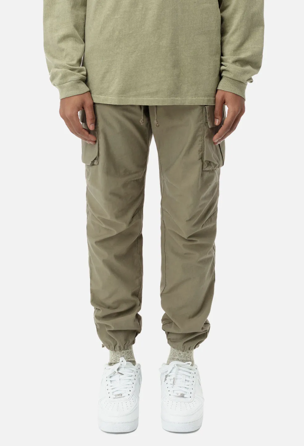 Back Sateen Cargo Pants / Oak