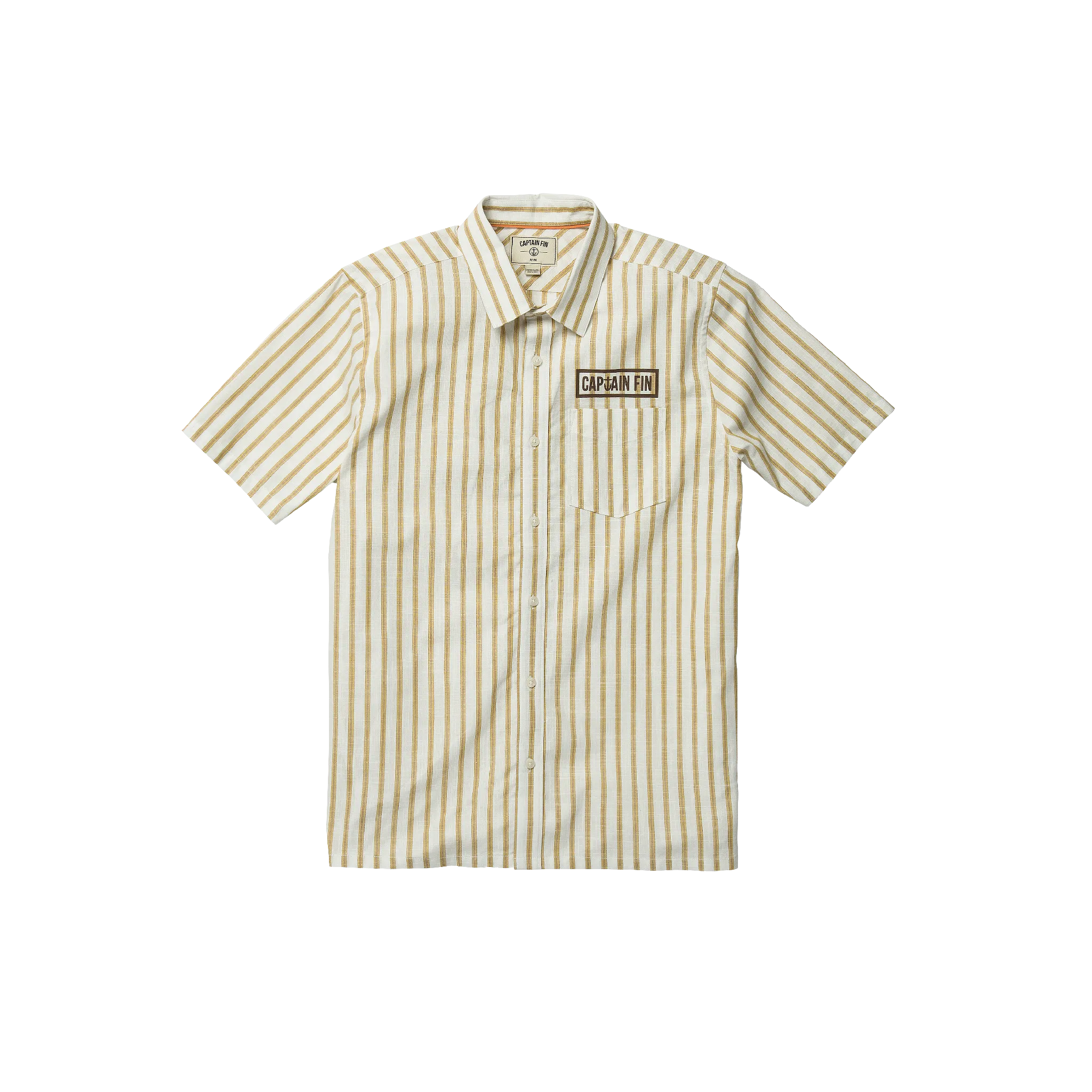 Bait Barge Short Sleeve Shirt - Mineral Yellow