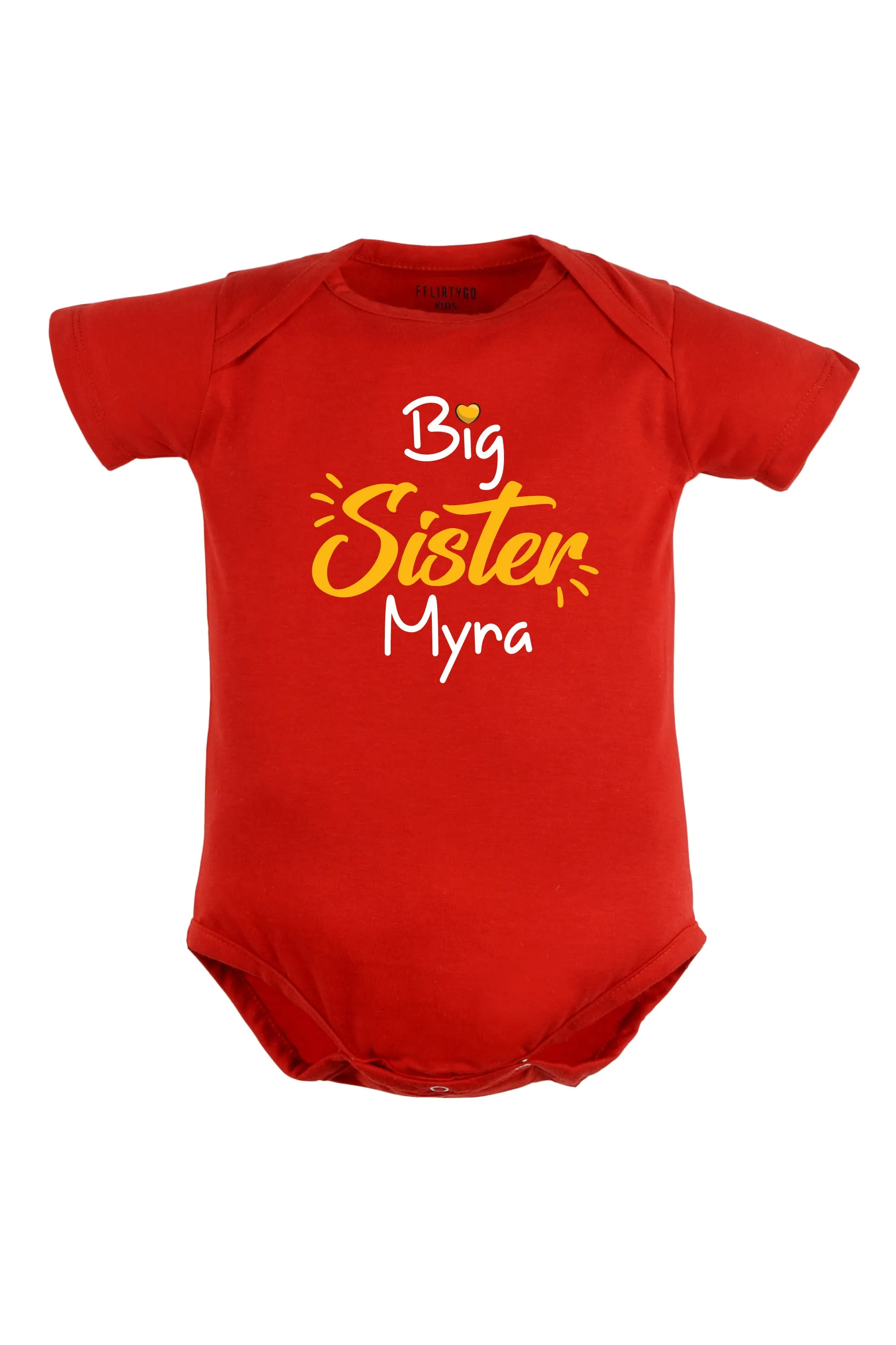 Big Sister Baby Romper | Onesies w/ Custom Name