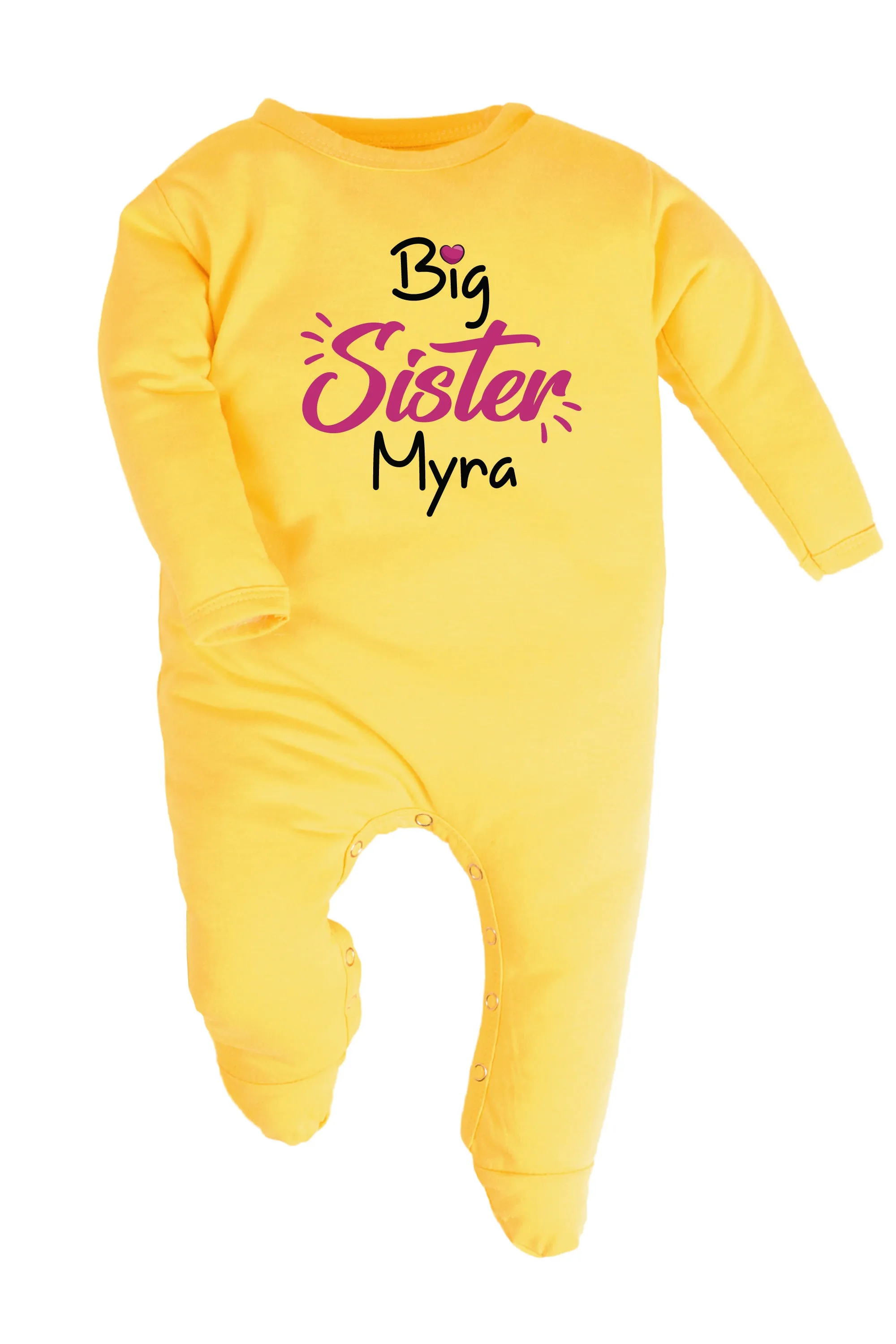 Big Sister Baby Romper | Onesies w/ Custom Name