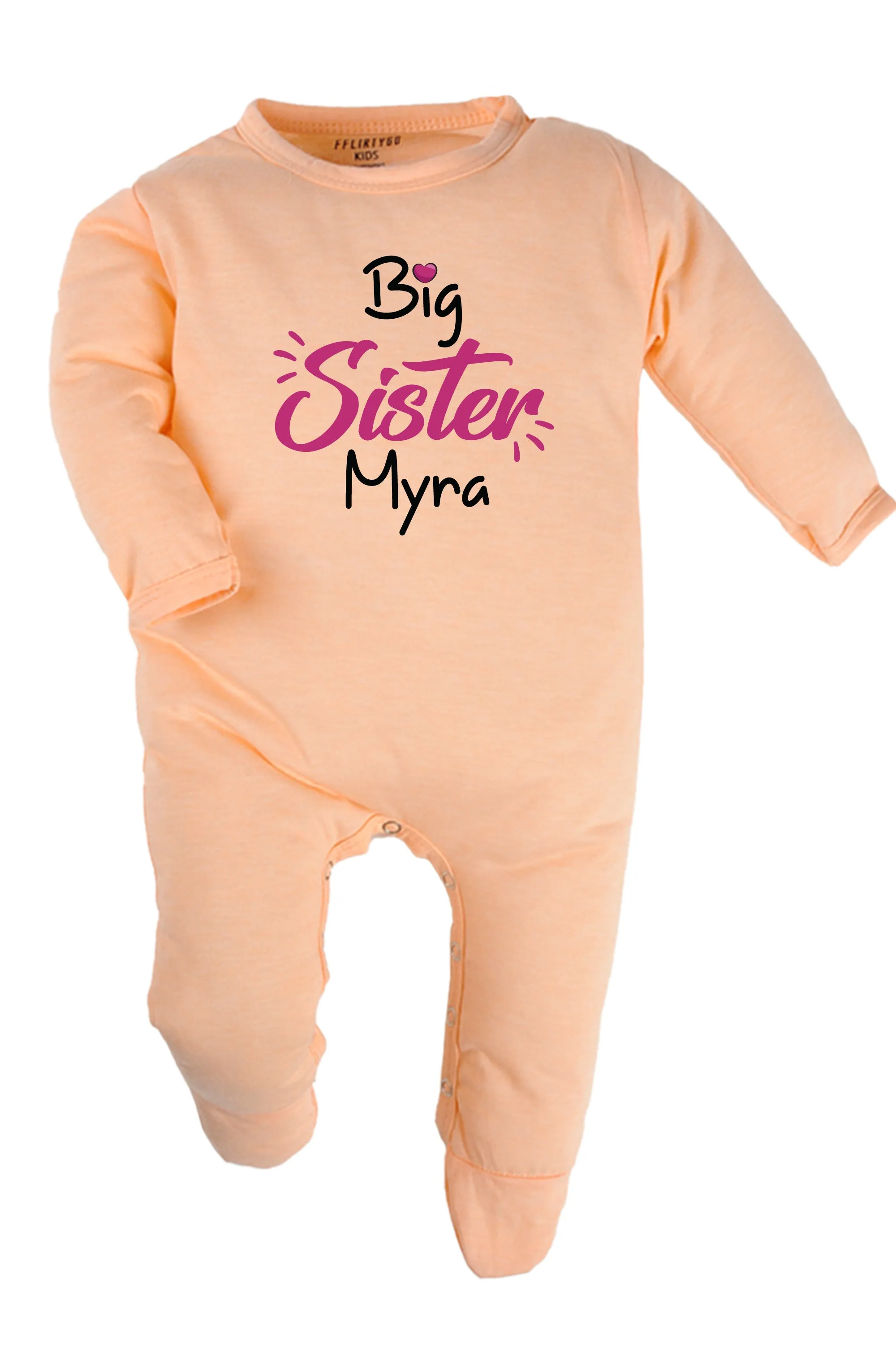 Big Sister Baby Romper | Onesies w/ Custom Name