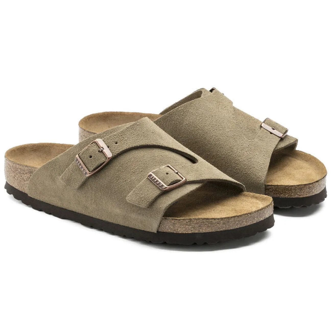 Birkenstock Classic, Zurich, Regular Fit, Suede Taupe