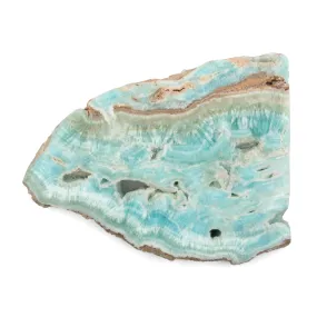 Blue Aragonite, Polished Slate