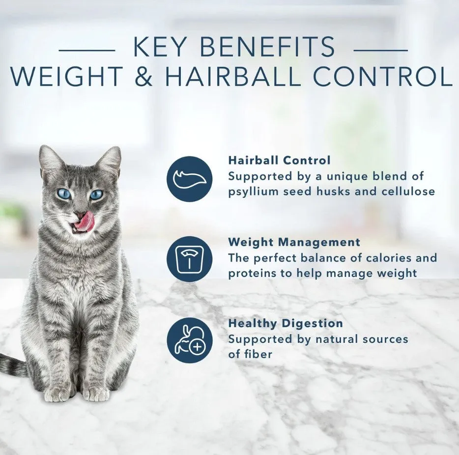 Blue Buffalo Hairball & Weight Control Natural Chicken & Brown Rice Adult Dry Cat Food