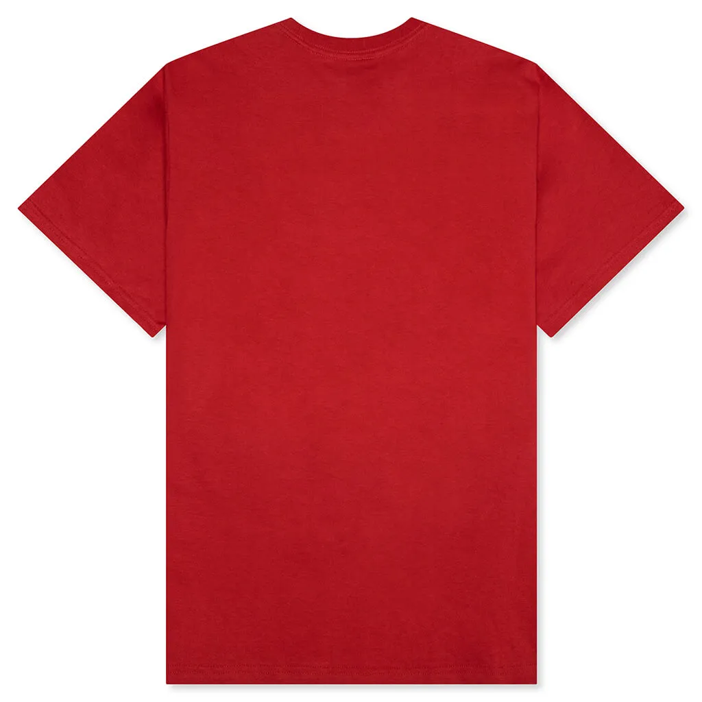 Bulldog Tee - Dark Red