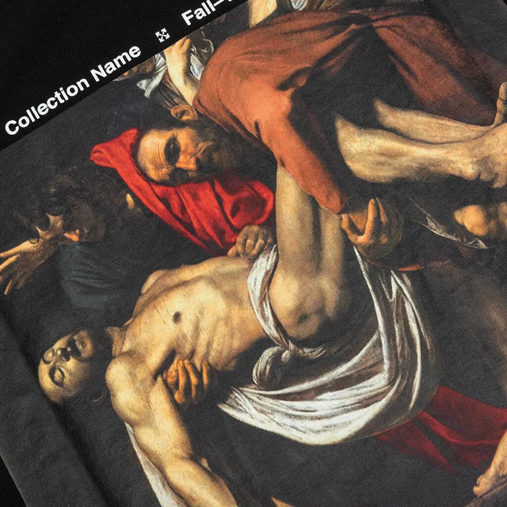 Caravaggio Deposition Over S/S Tee - Black/White