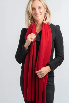 Cashmere Scarf 30/70  | Garnet