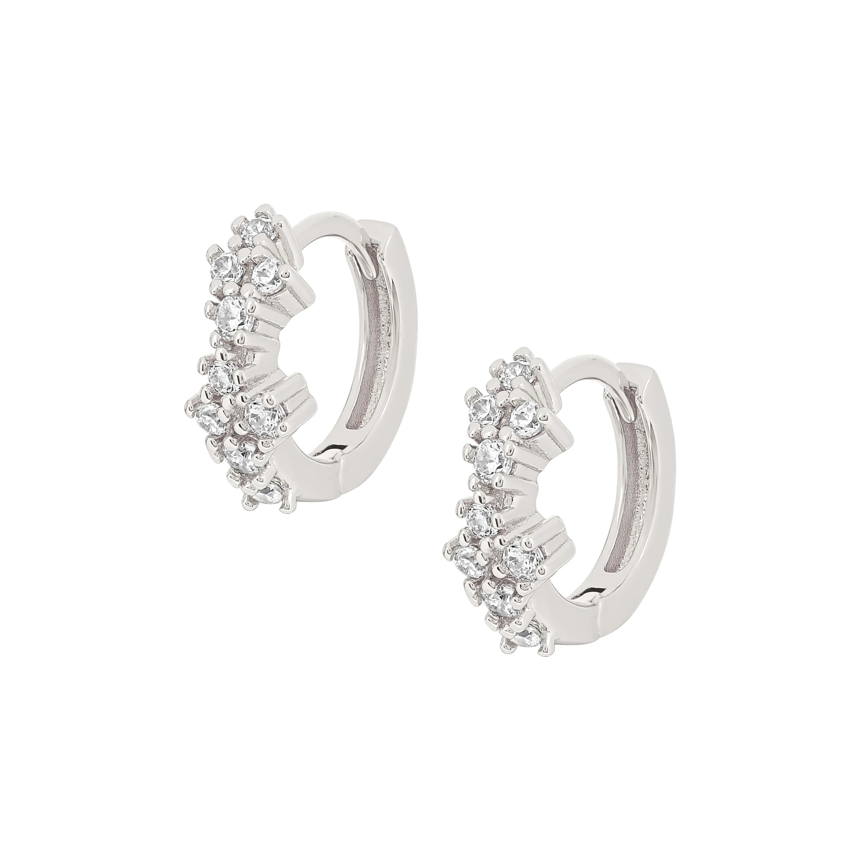 Chiara Crystal Hoops