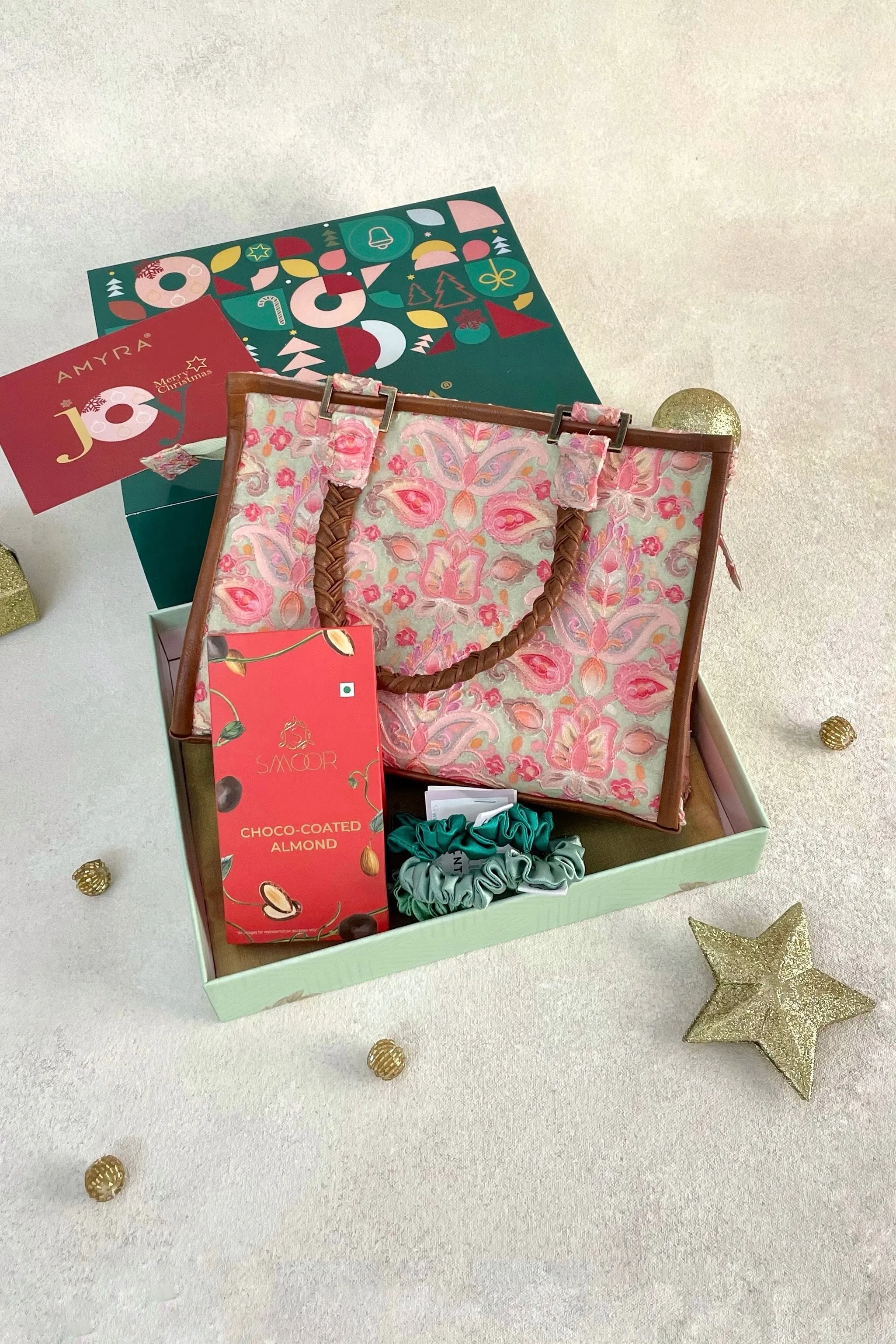 Christmas Hamper - Wild Bloom Handbag - Gourmet & Accessory Box