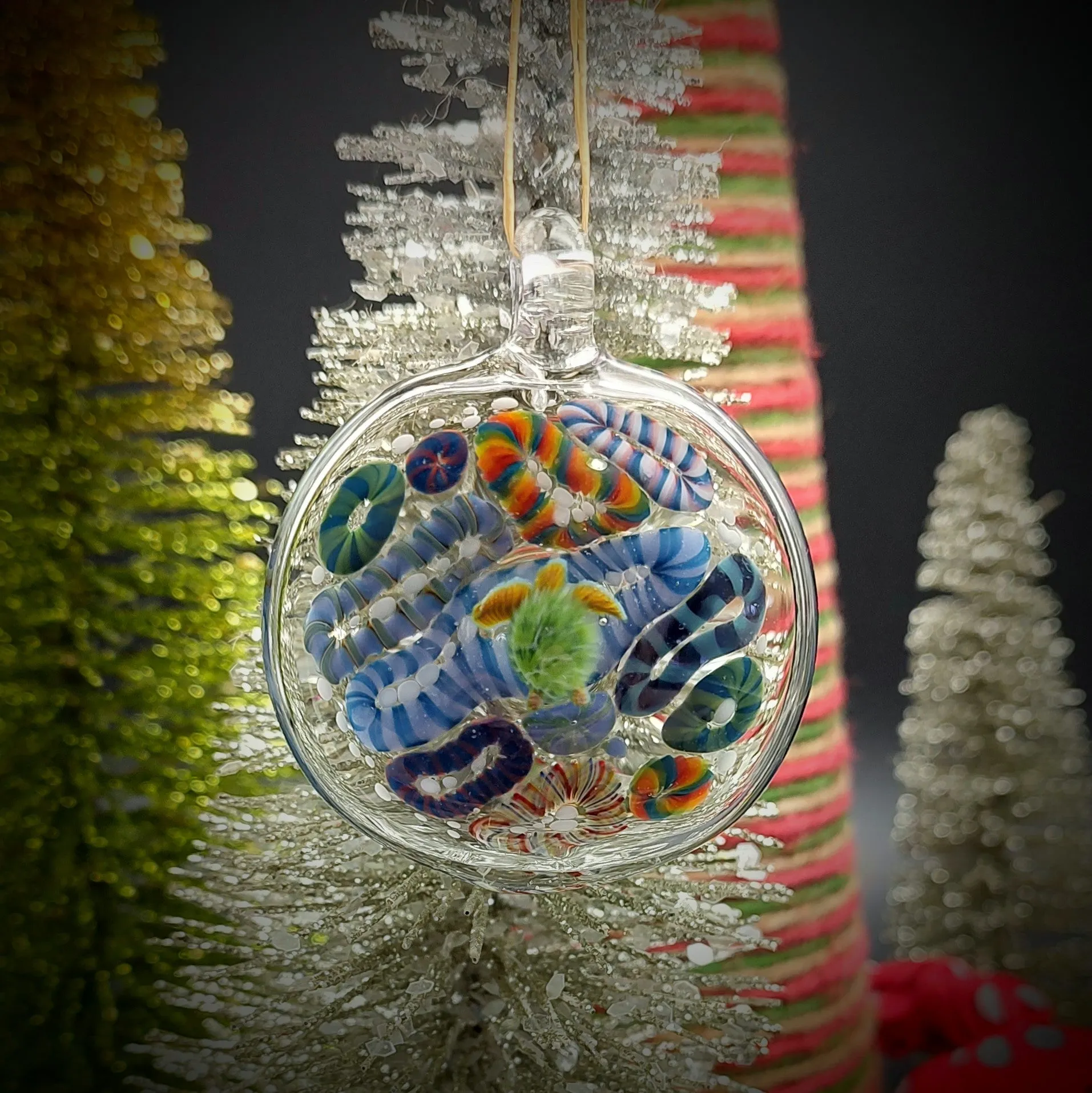 Christmas Seascape Ornament (Ready To Ship)